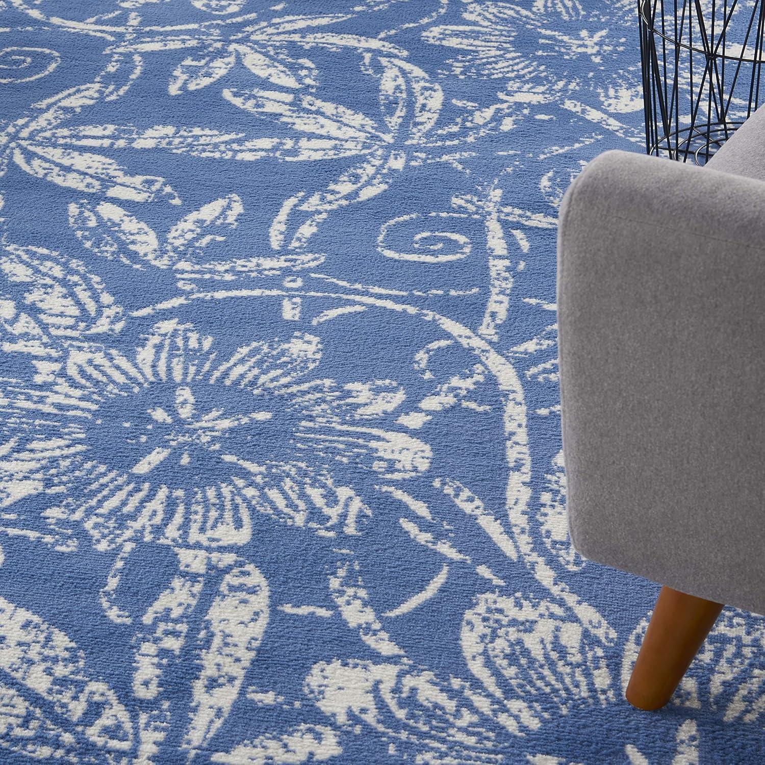 Nourison Whimsicle WHS05 Indoor only Area Rug - Navy 7' x 10'