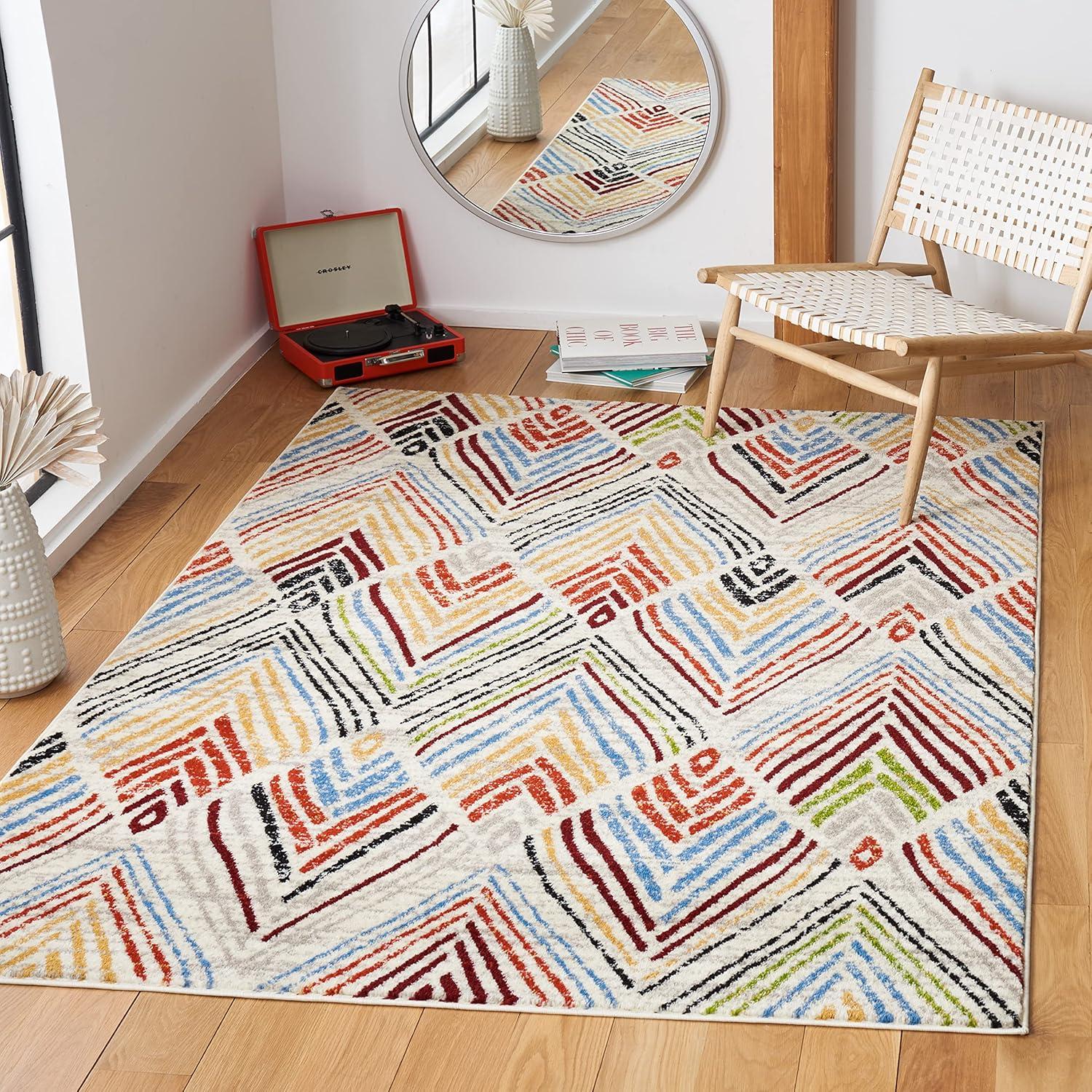 Union Rustic Adgie Performance Southwestern Rug
