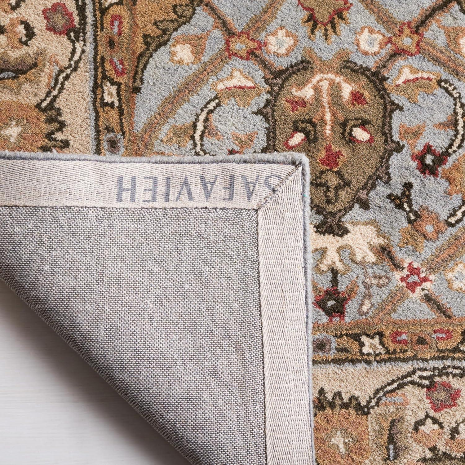 Persian Legend PL819 Hand Tufted Indoor Area Rug - 6' Round - Grey/Ivory - Safavieh