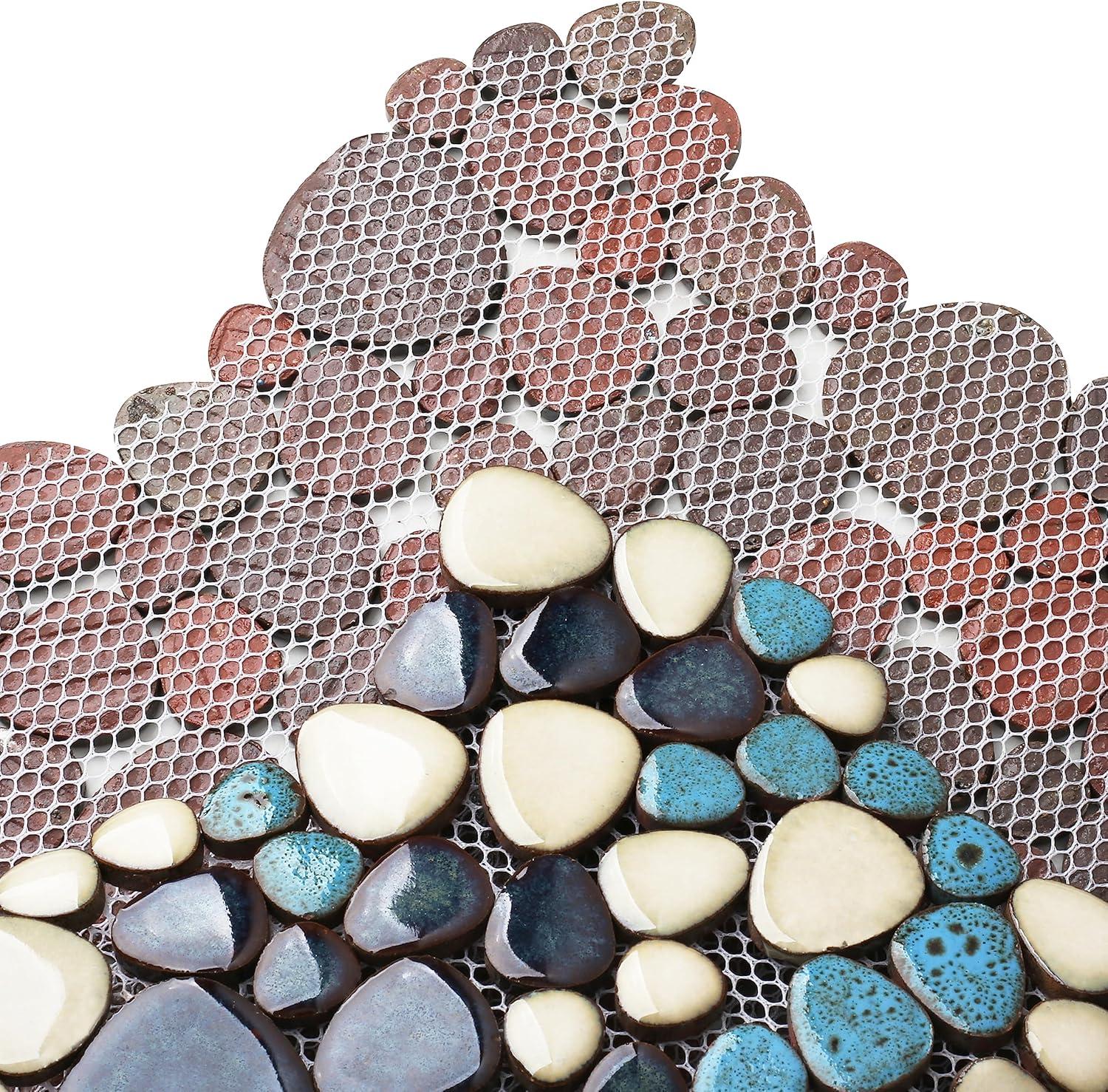 Sliced Porcelain Pebbles / Rocks Wall & Floor Tile