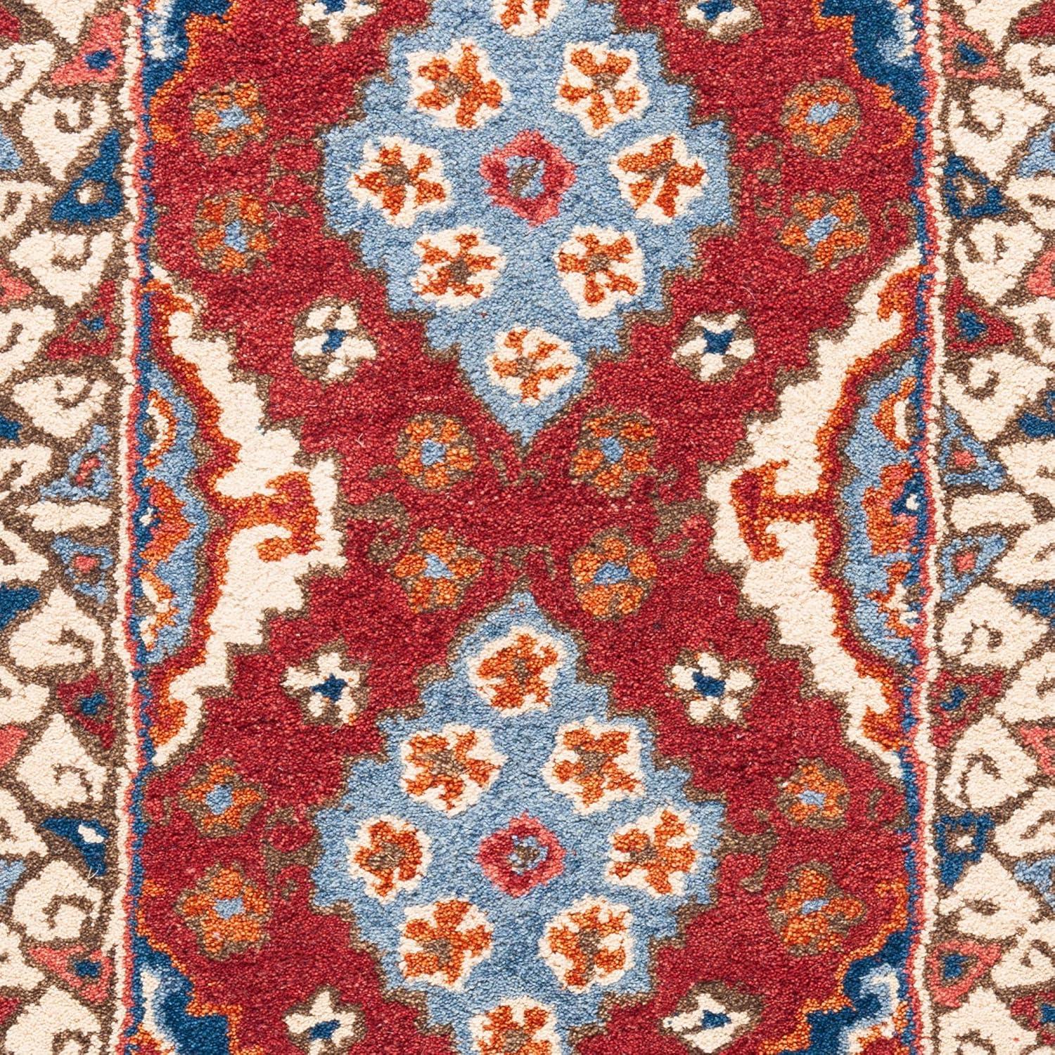 Antiquity AT509 Hand Tufted Accent Rug - Red/Blue - 2'x3' - Safavieh.