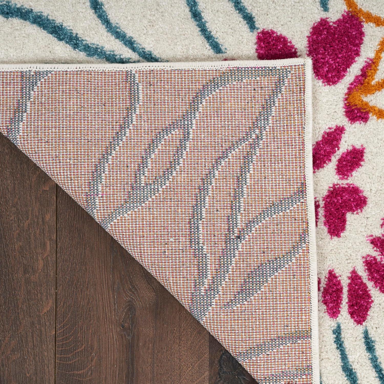 Nourison Passion Bohemian Transitional Floral Indoor Area Rug Ivory/Multi 8' x 10'