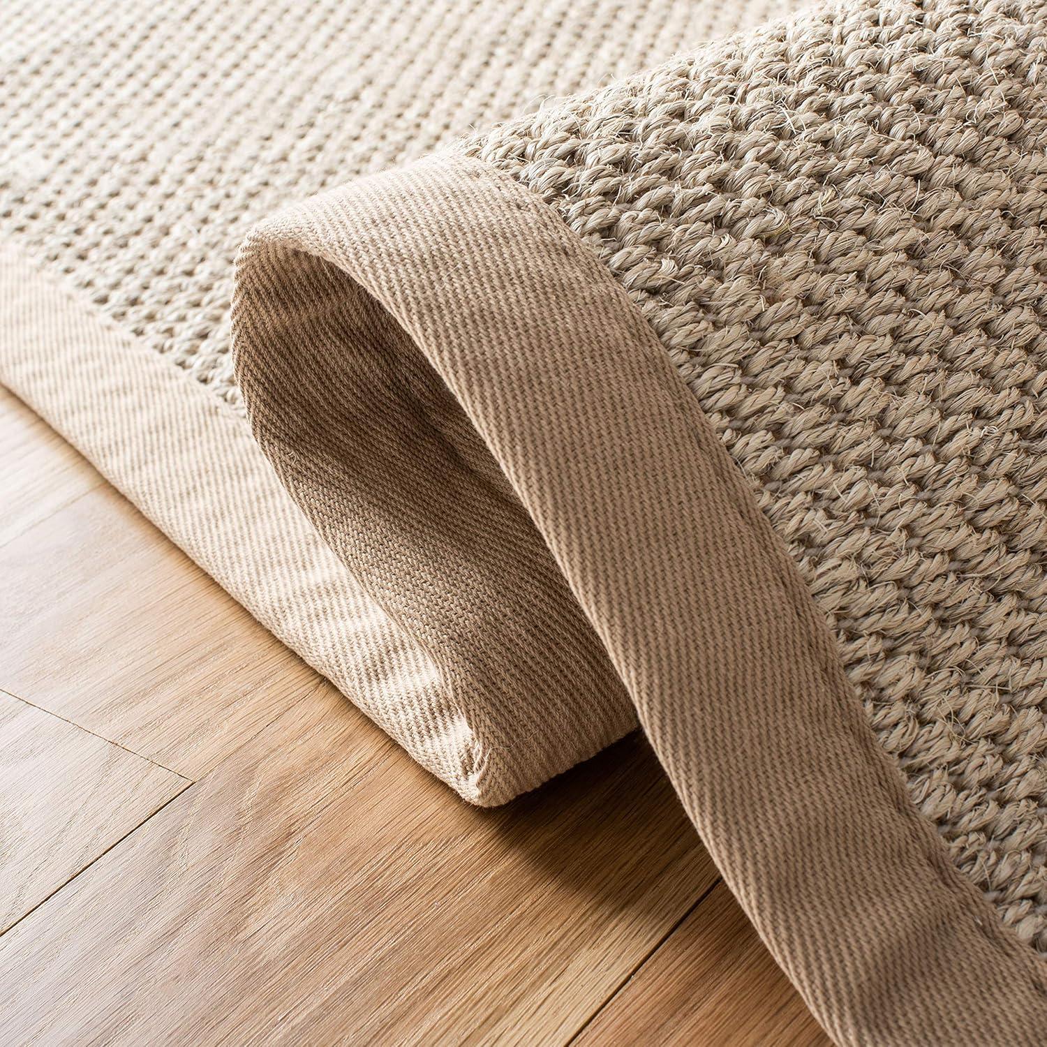 Natural Fiber NF143 Power Loomed Indoor Area Rug - Marble/Linen - 5'x8' - Safavieh