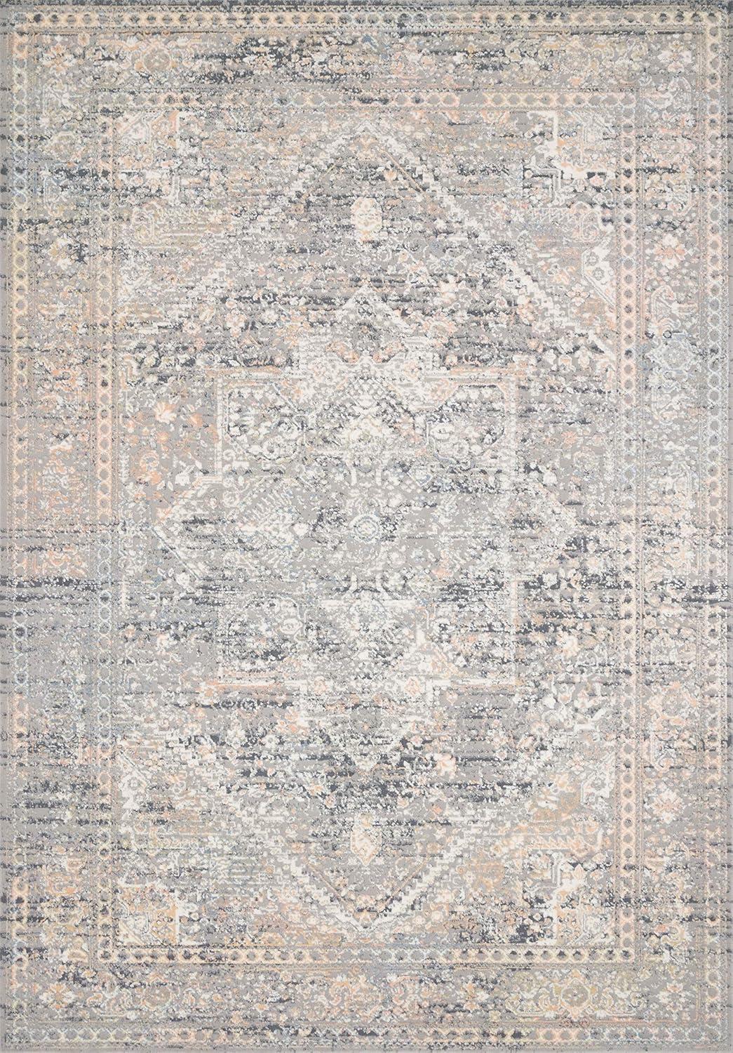 Loloi II Lucia Oriental Grey / Sunset Area Rug