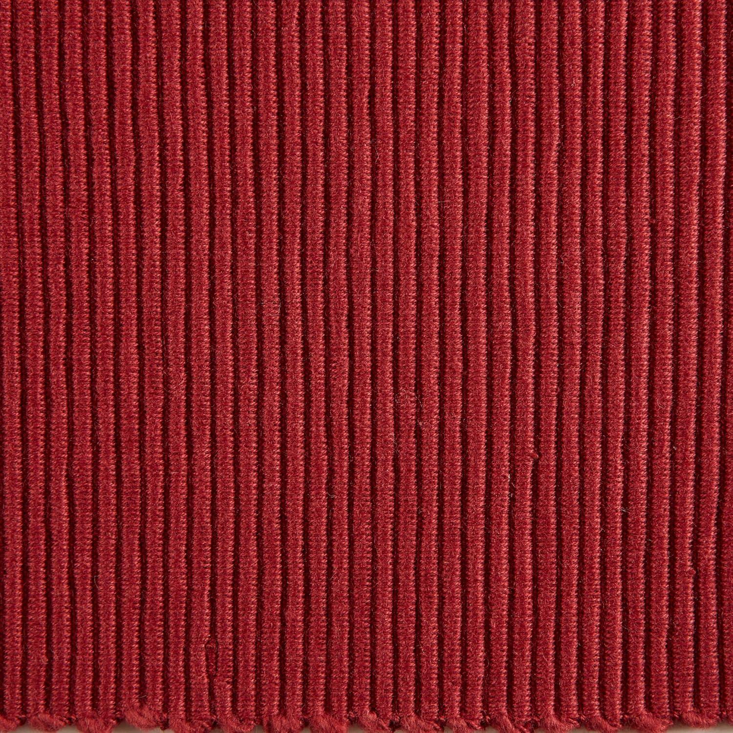 Barn Red Ribbed Placemat Set/6