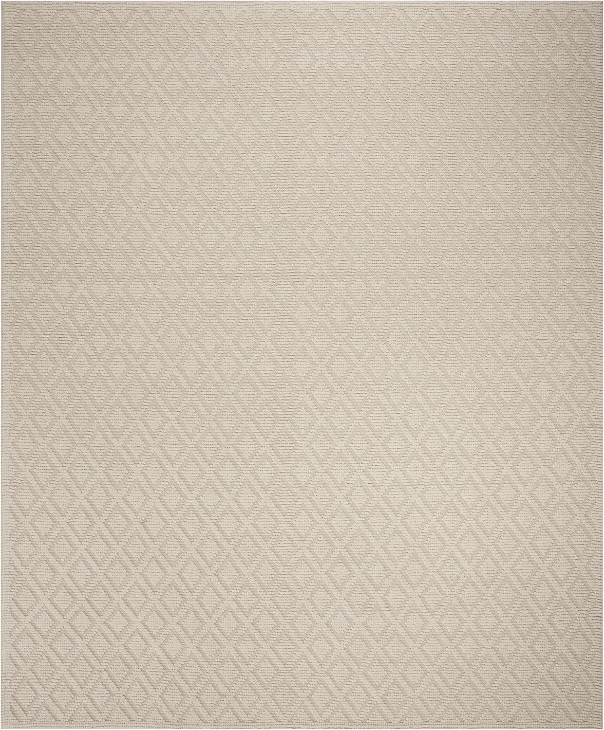 SAFAVIEH Vermont Thurstan Geometric Wool Area Rug, Ivory/Gold, 10' x 14'