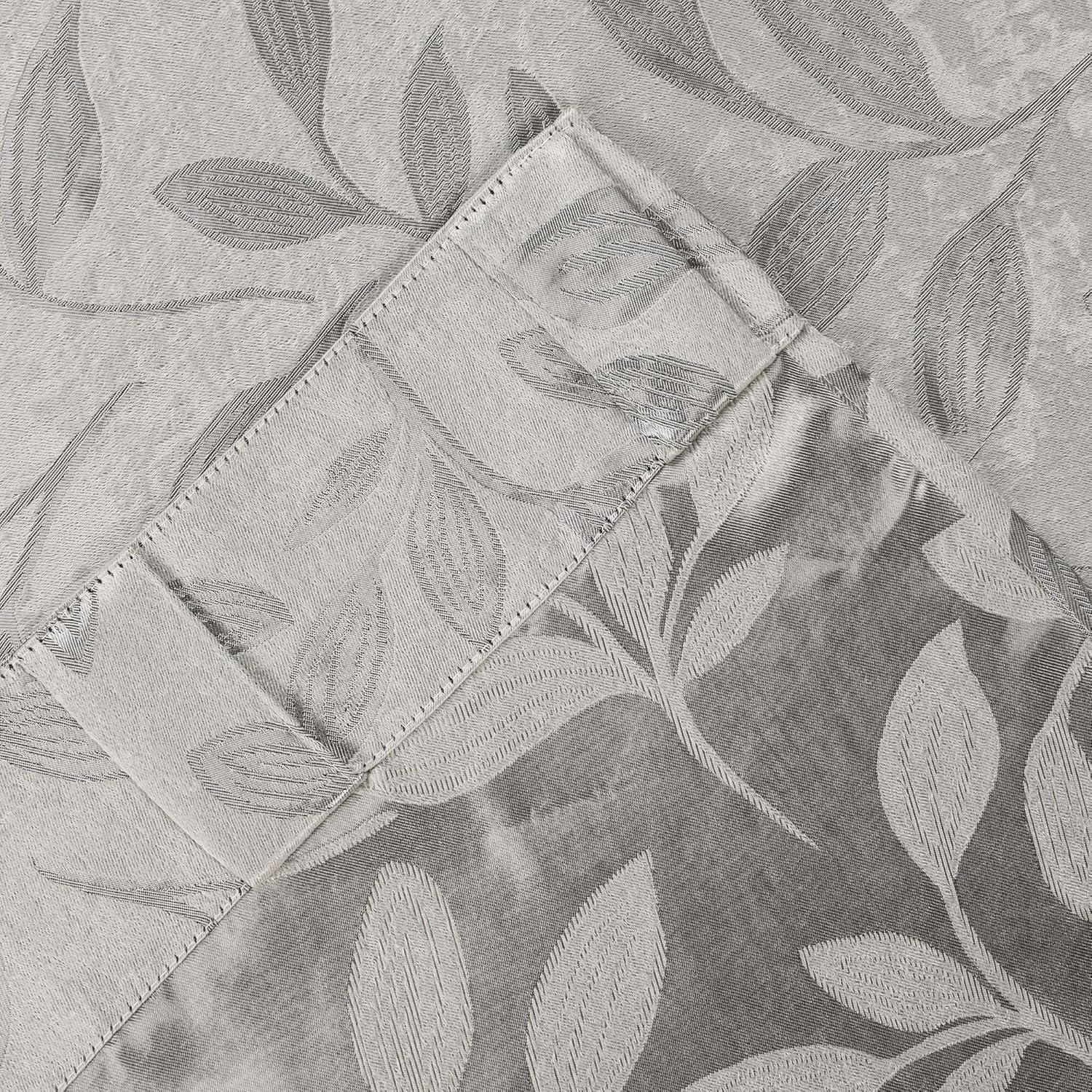 Superior Leaves Machine Washable Room Darkening Blackout Curtains With Back Tabs by Superior (Set of 2)