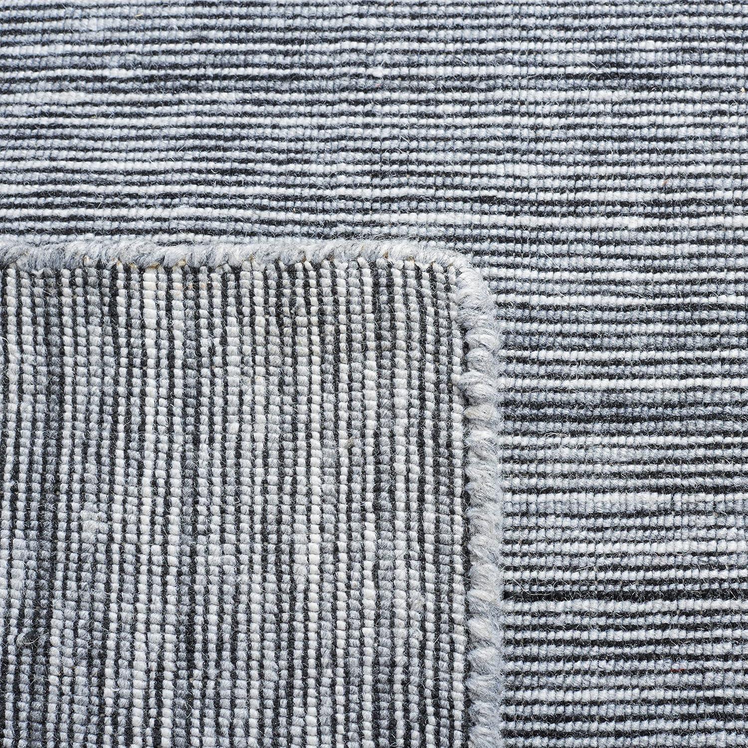 Kilim KLM304 Hand Woven Area Rug - Grey/Ivory - 5'x8' - Safavieh.