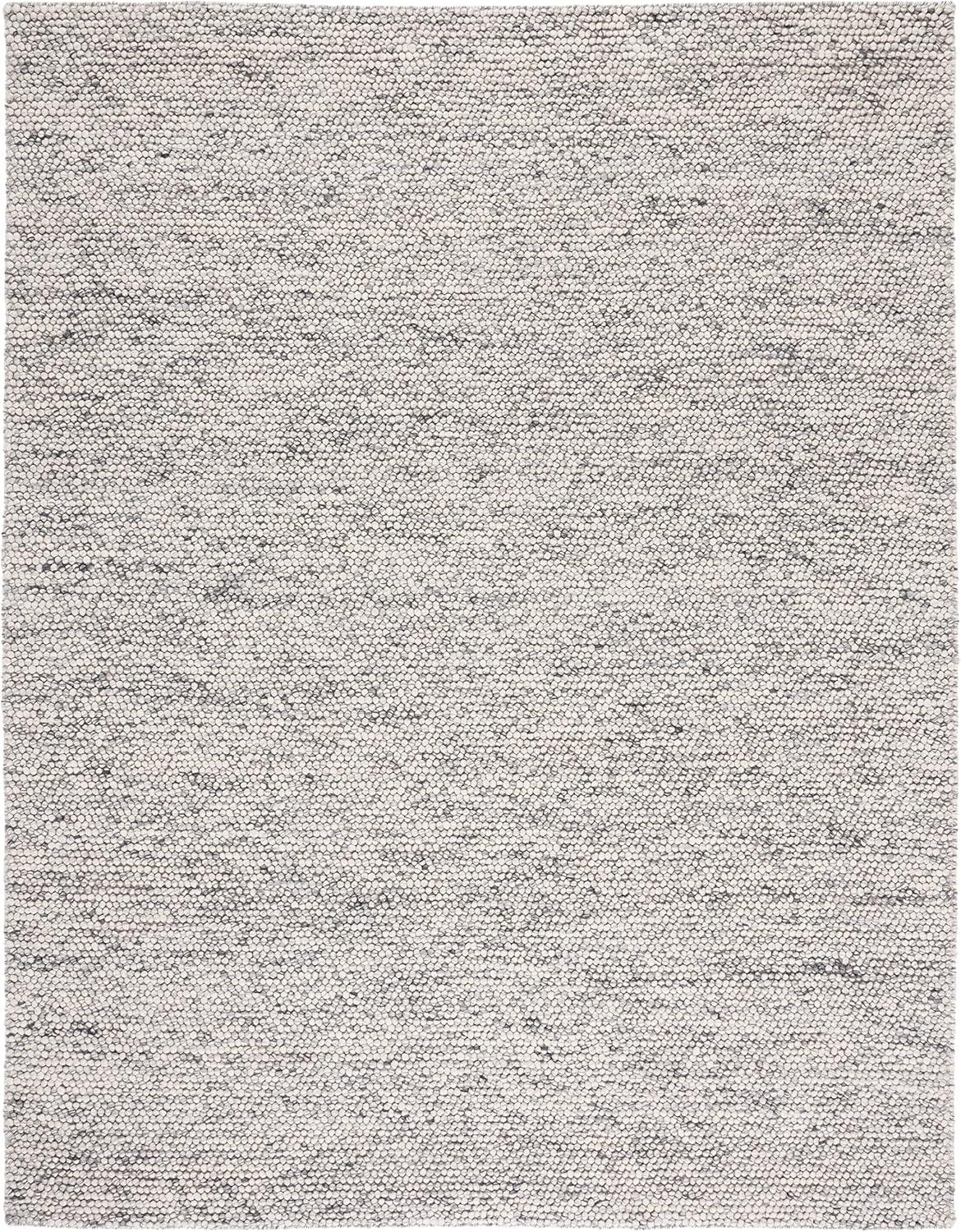 SAFAVIEH Natura Feride Geometric Area Rug, Light Grey/Ivory, 10' x 14'