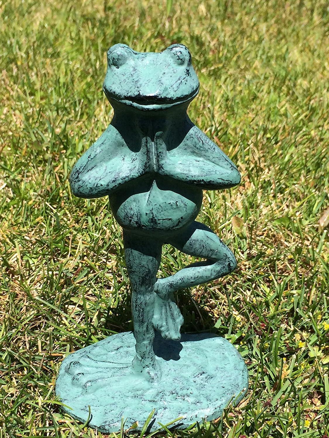 Standing Yoga Frog Shelf Décor