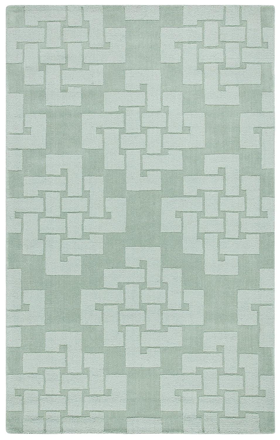 Martha Stewart Hand Tufted Wool Pile Geometric Rug