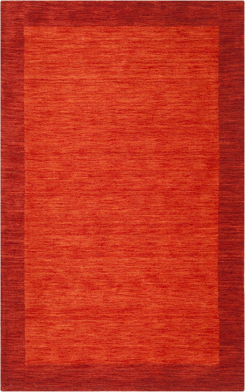 Himalaya HIM587 Hand Loomed Area Rug - Red - 5'x8' - Safavieh.
