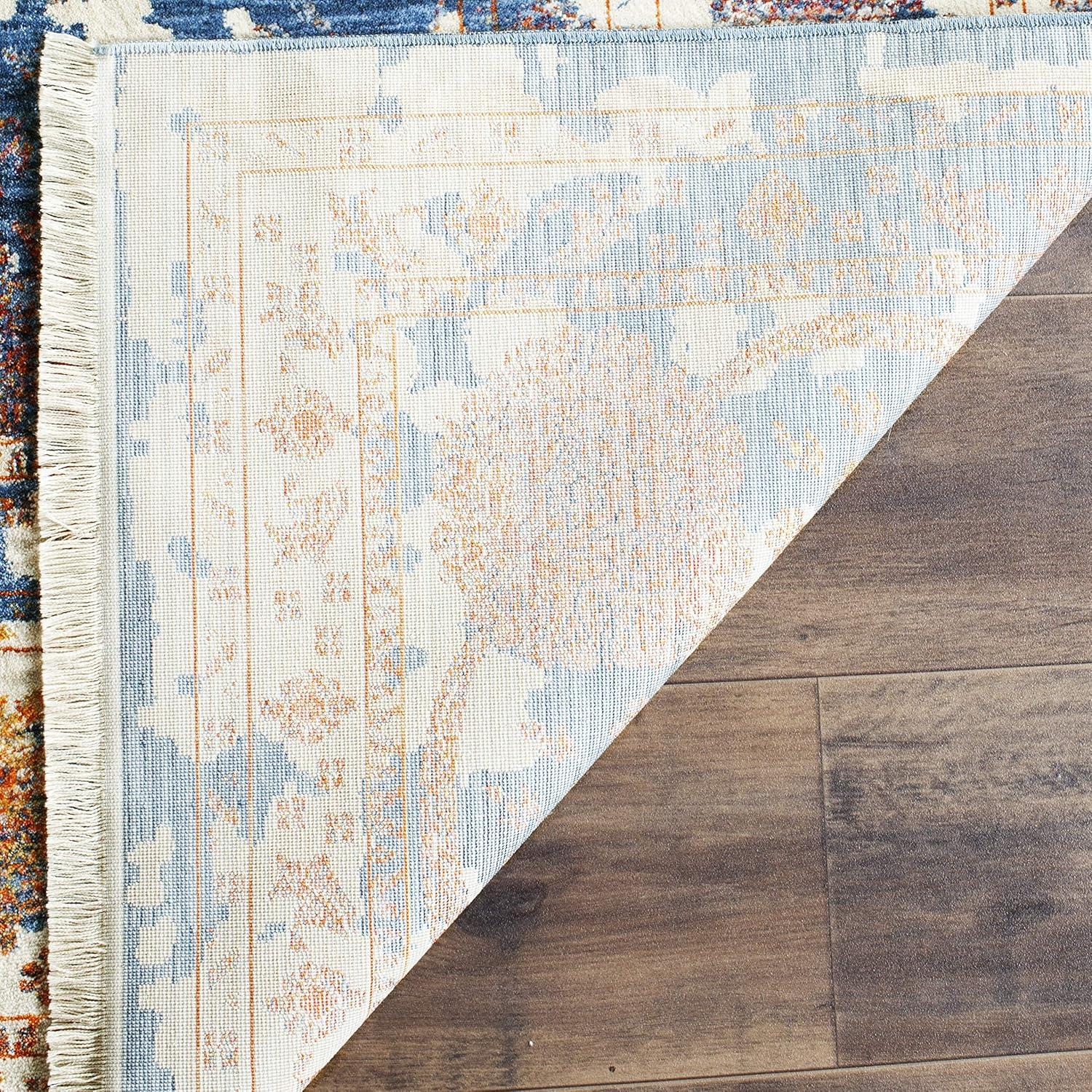 Vintage Persian VTP409 Power Loomed Runner Rug - Light Grey/Multi - 2'2"x8' - Safavieh.