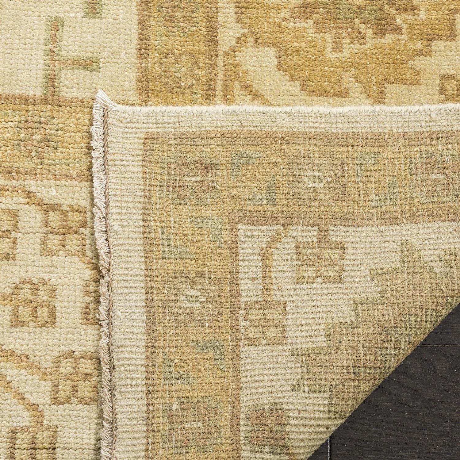 Oushak Hand Knotted Wool Oriental Rug