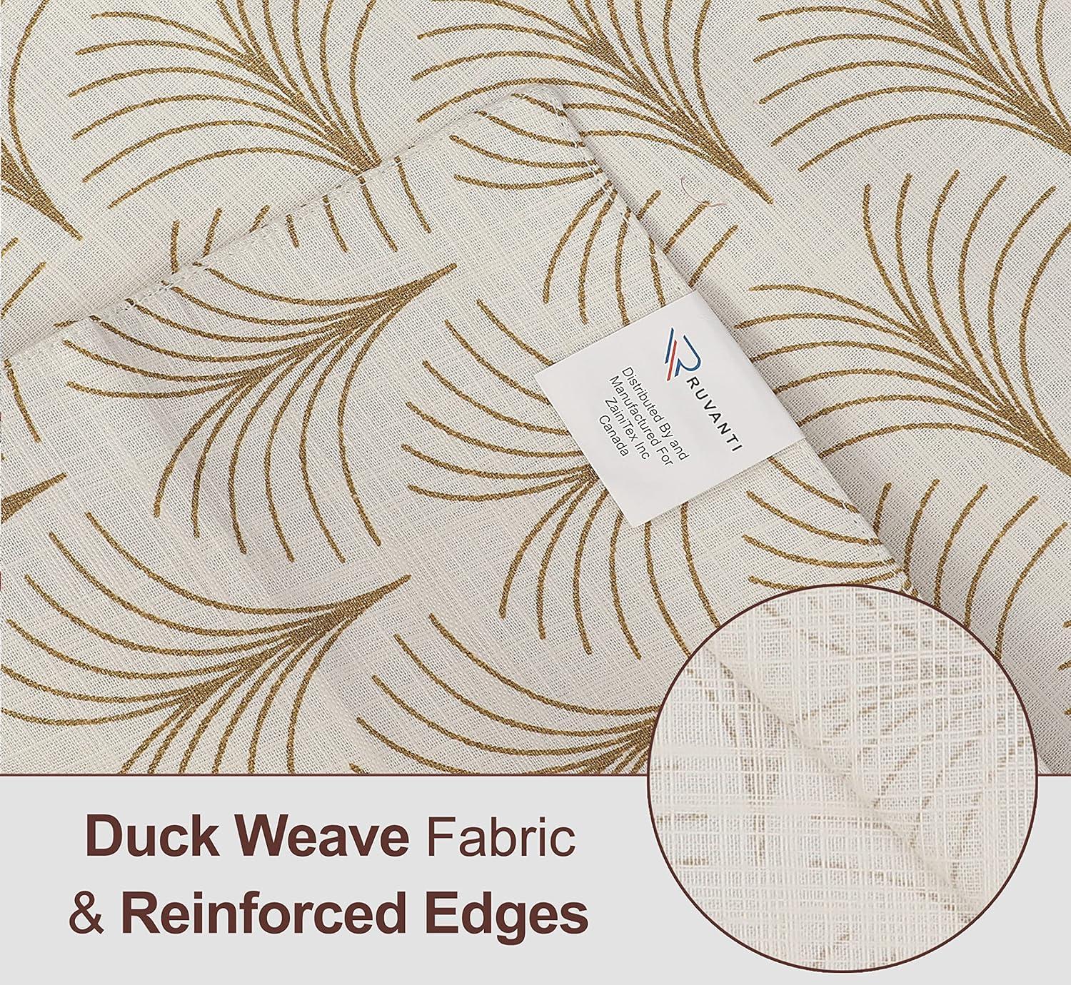 Ruvanti Dining Table Rectangle Placemats 100% Cotton Multi Pattern 13x19 Inches (Set of 6)