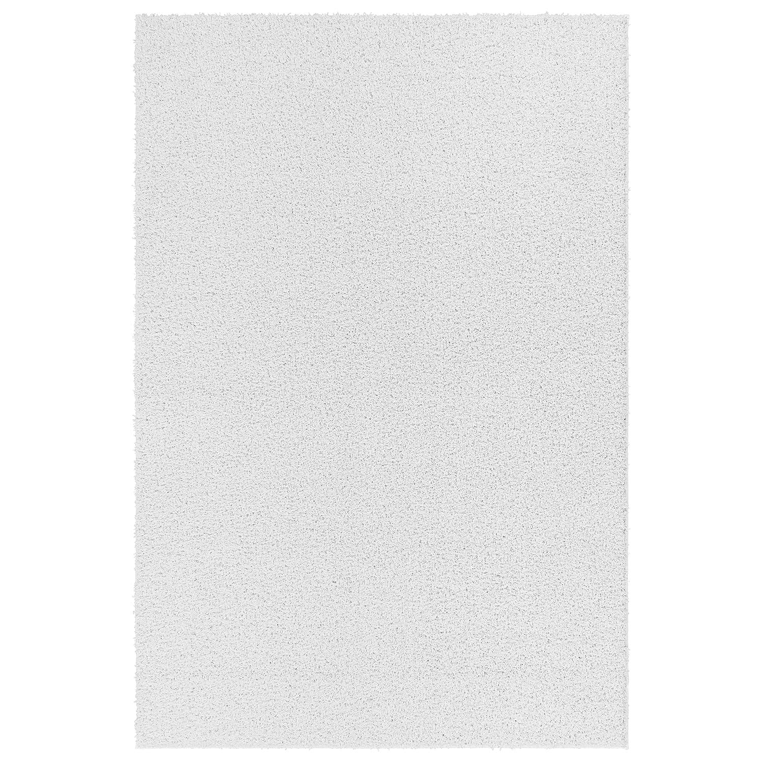 Garland Rug Southpointe Shag White Indoor Area Rug, 9' x 12'