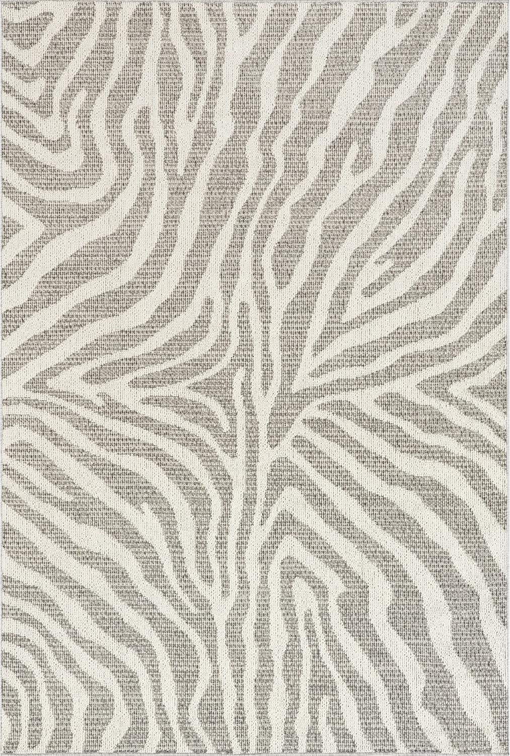 nuLOOM Corina Zebra Indoor/Outdoor Patio Area Rug