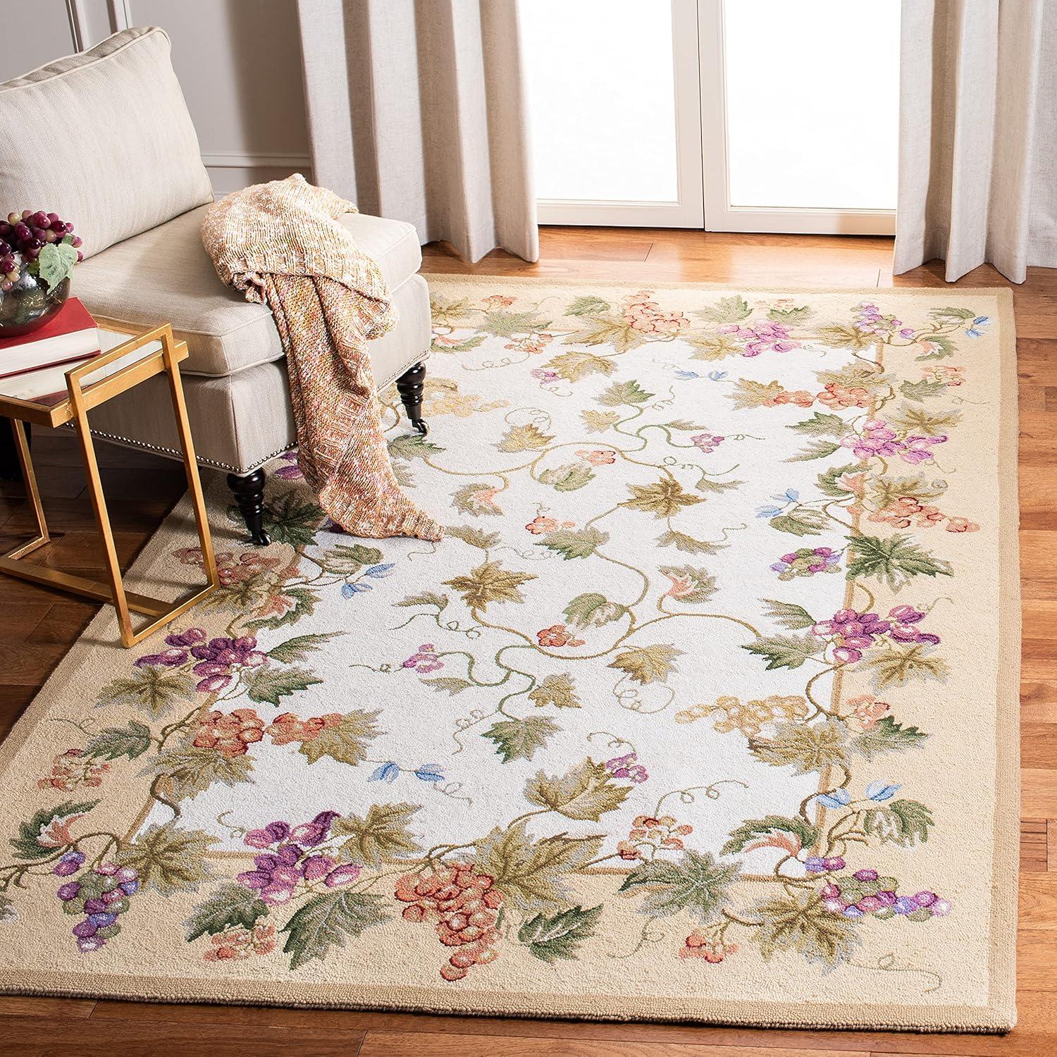 Chelsea HK116 Handmade Area Rug - 3'9"x5'9" - Ivory - Safavieh