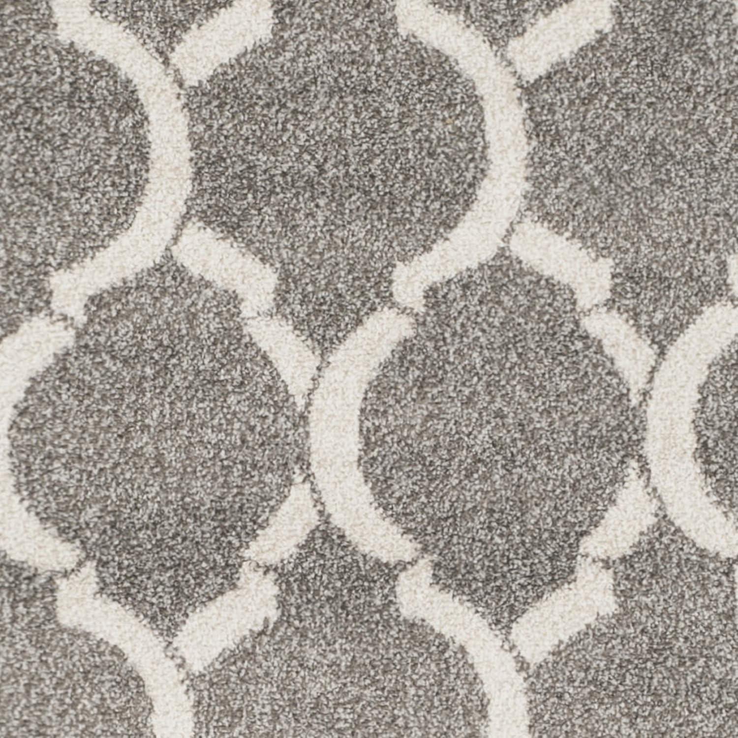 Amherst AMT415 Power Loomed Indoor Runner Rug - Dark Grey/Beige - 2'3"x9' - Safavieh