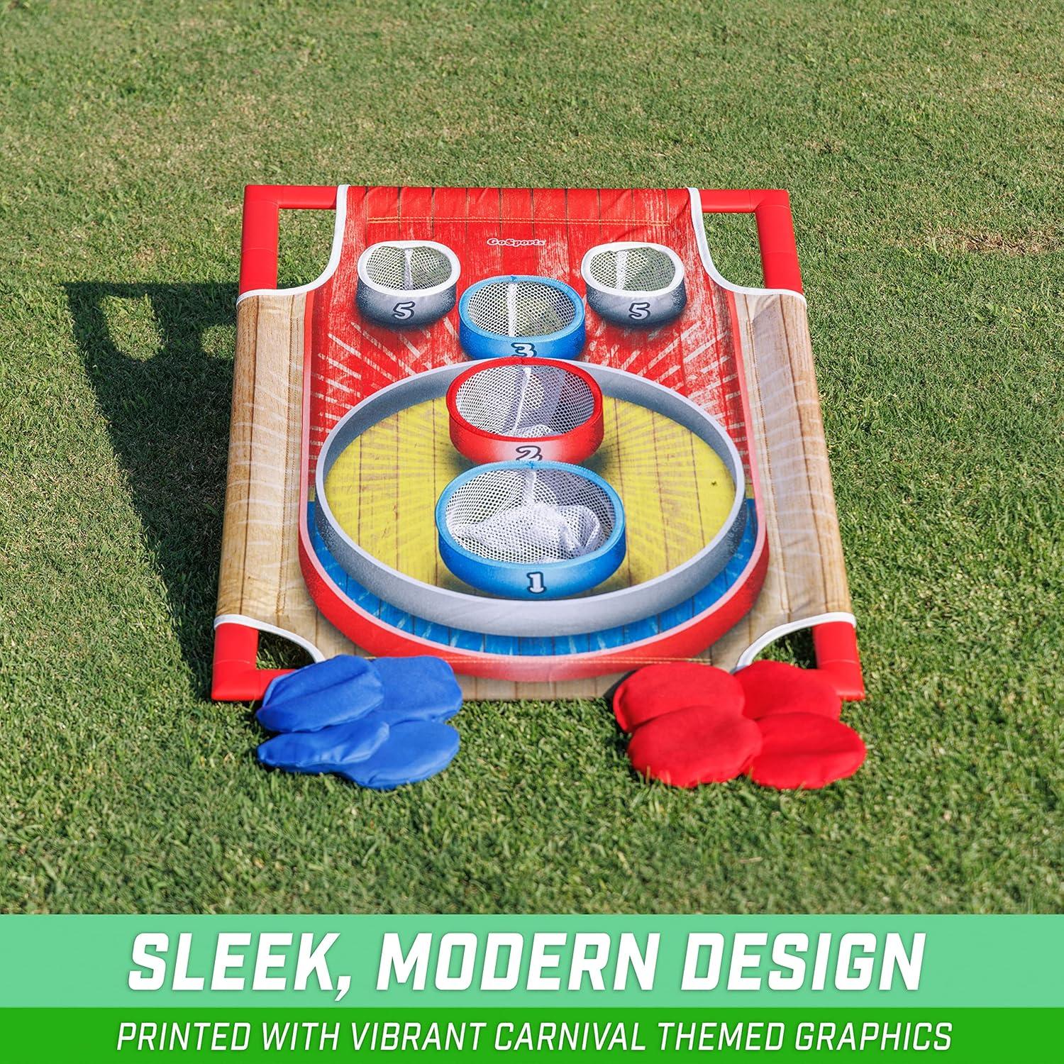 GoSports Gosports Cornhole Bean Bag Toss Game - Includes 1 Target, 8 Bean Bags, And Carrying Case