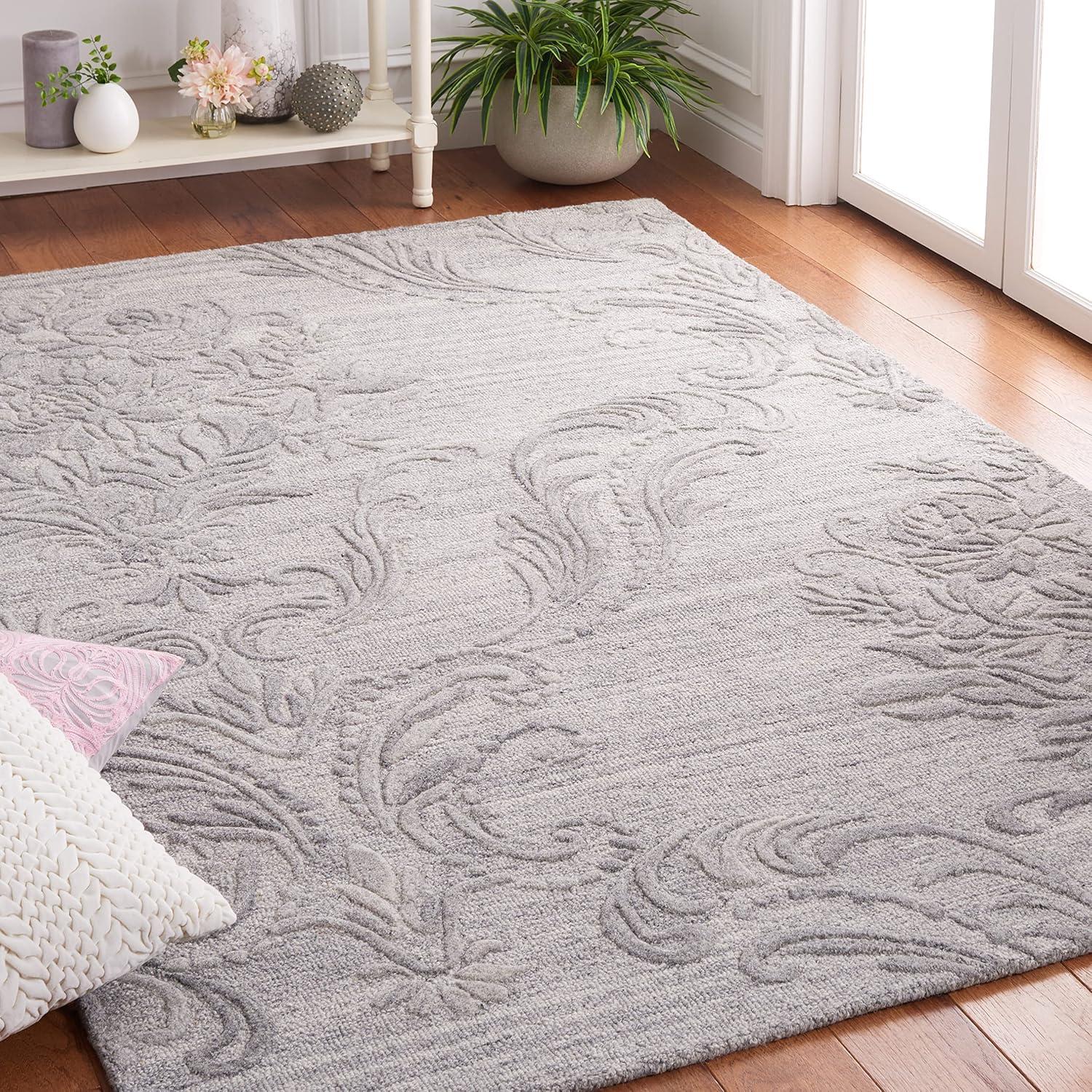 Hand Tufted Floral Rug