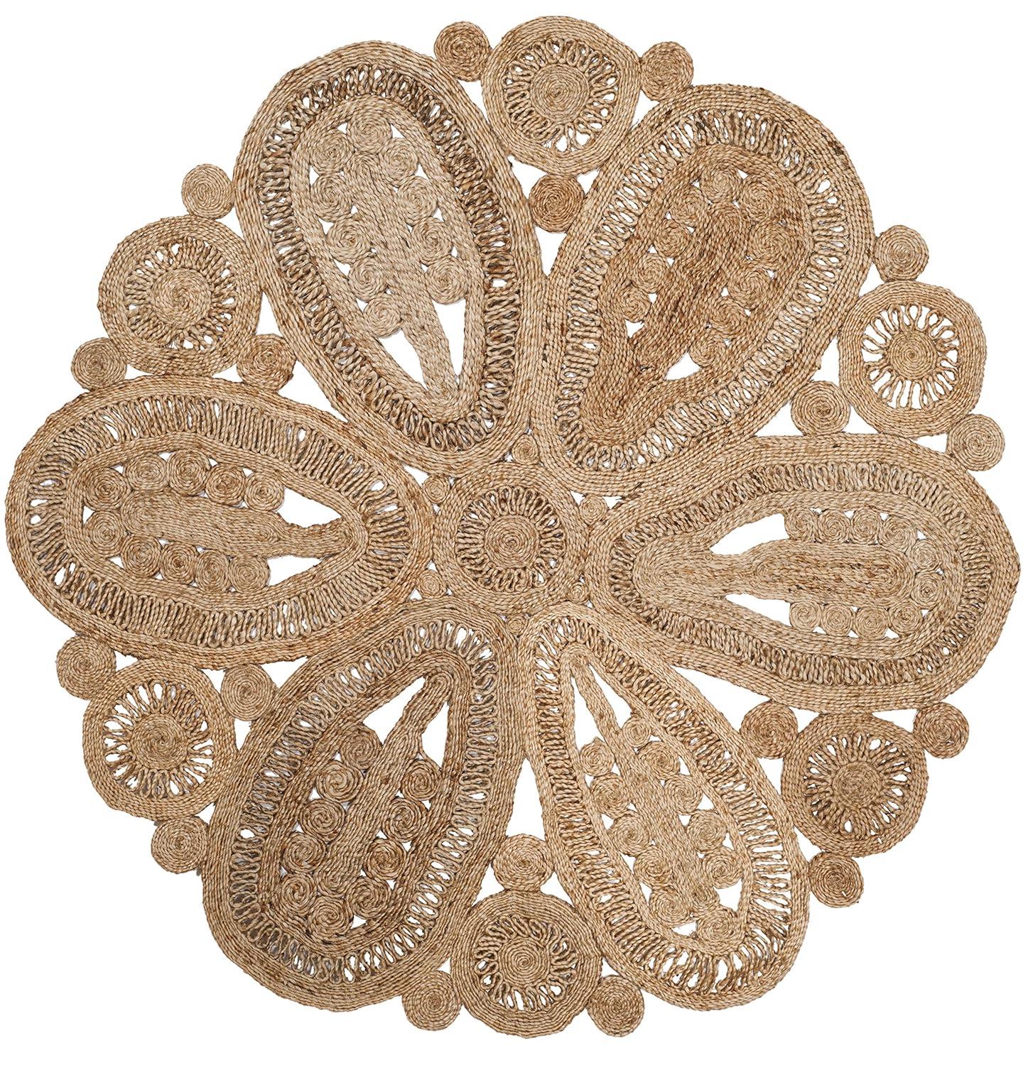 Natural Fiber NF360 Hand Woven Area Rug - Natural - 8' round - Safavieh.