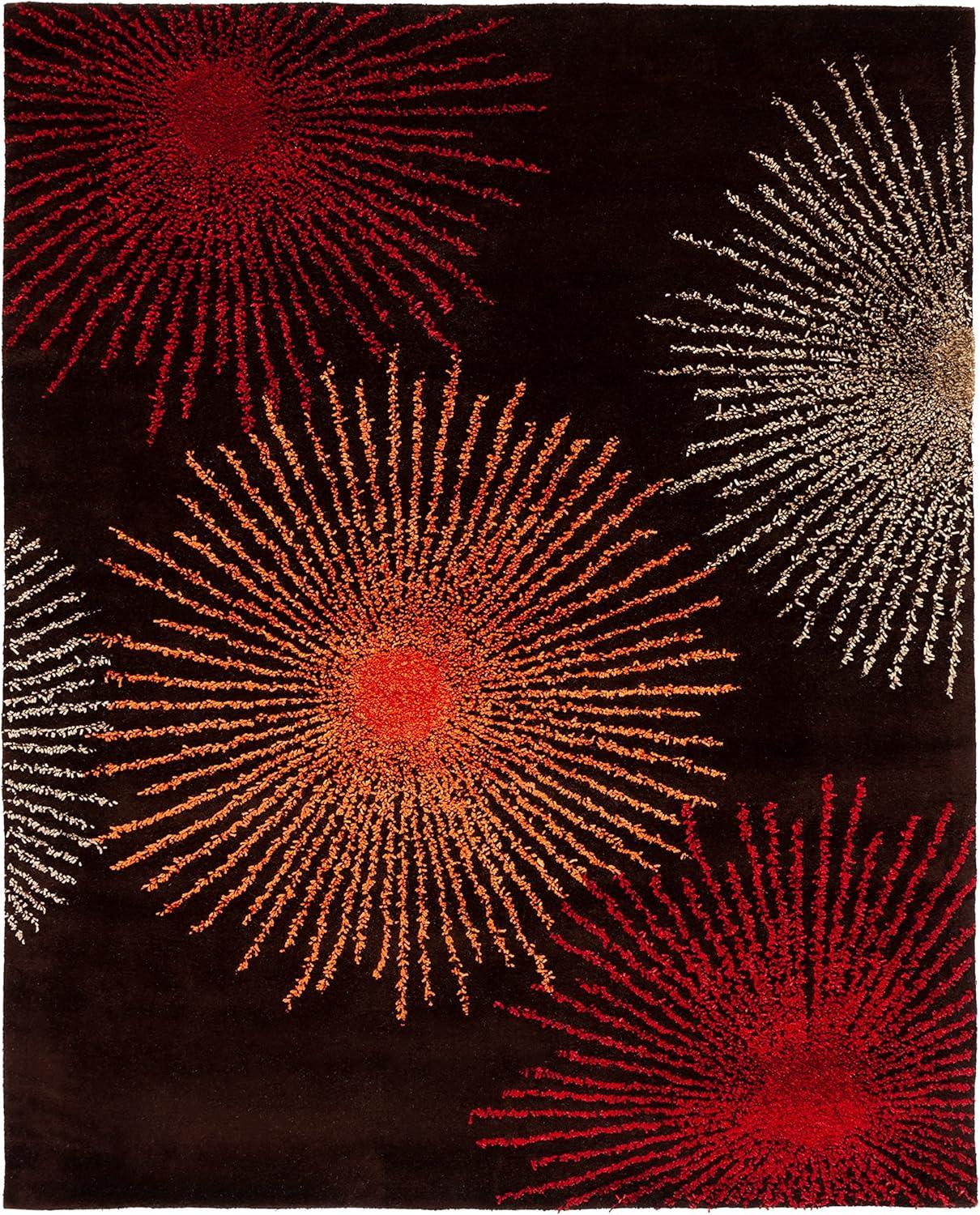Soho SOH712 Hand Tufted Area Rug - Brown/Multi - 8'9"x11'9" - Safavieh.