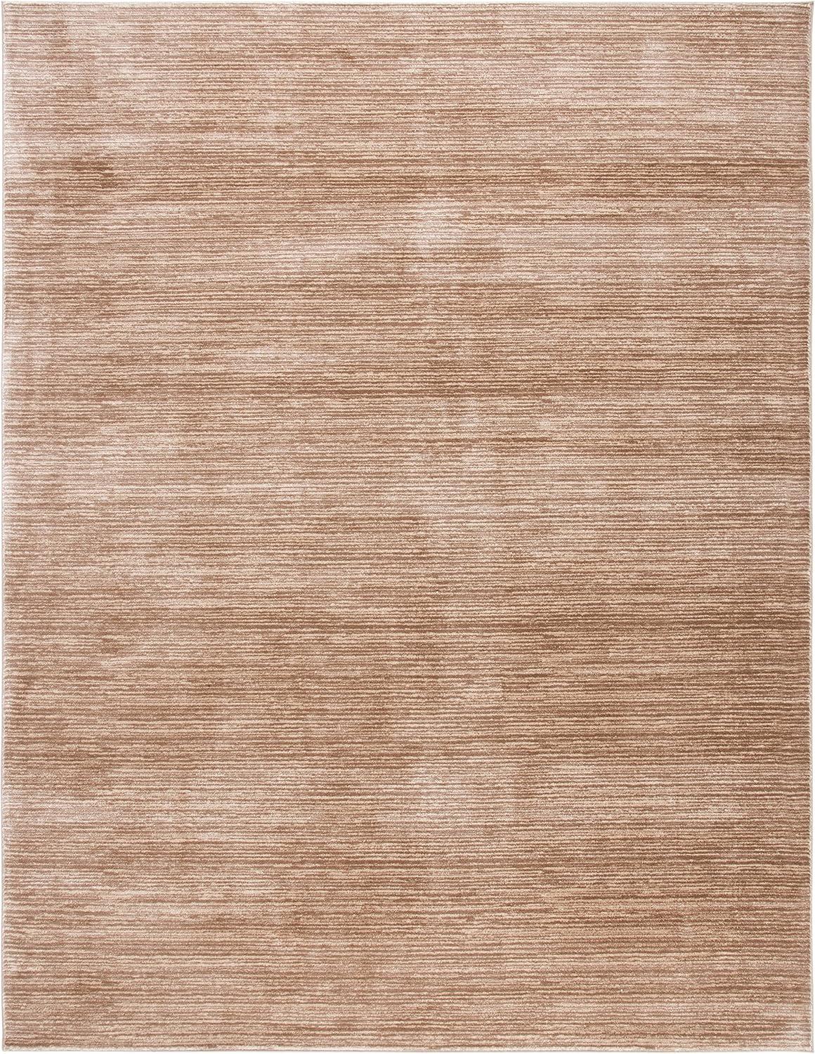 SAFAVIEH Vision Adrasteia Overdyed Solid Area Rug, Light Brown, 9' x 12'