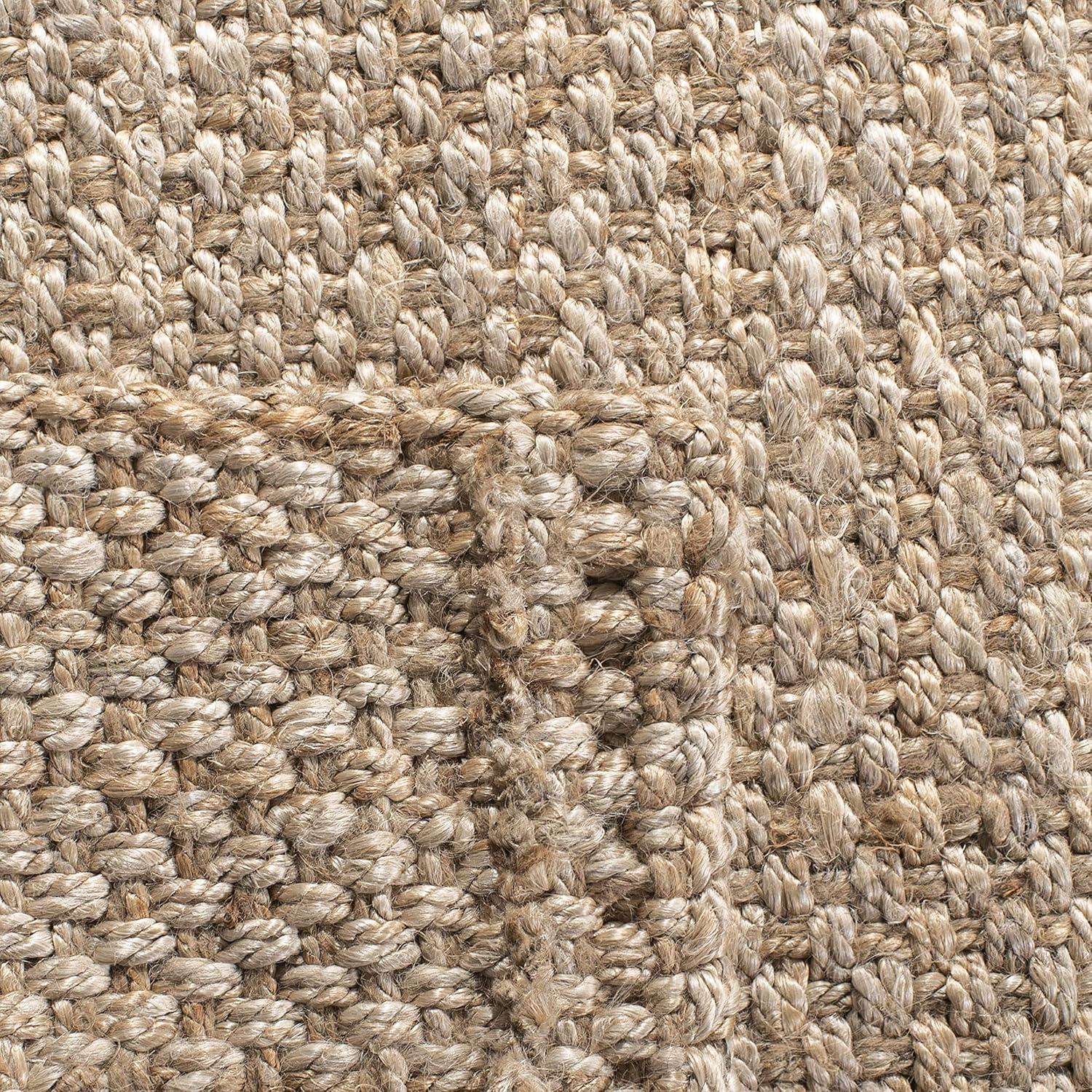 Handwoven Natural Jute 4' x 6' Area Rug