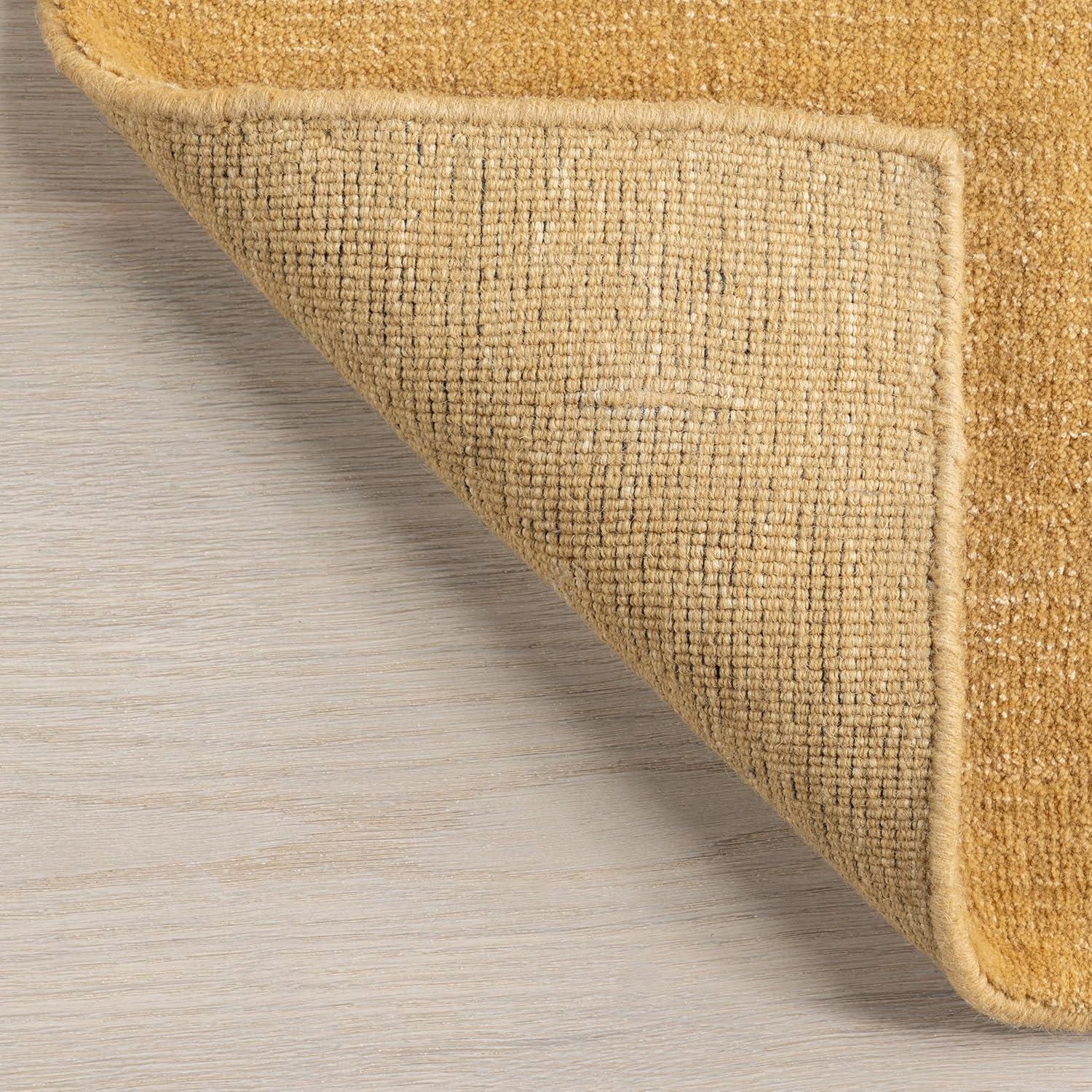 Lahjar Speckled Wool Blend Area Rug