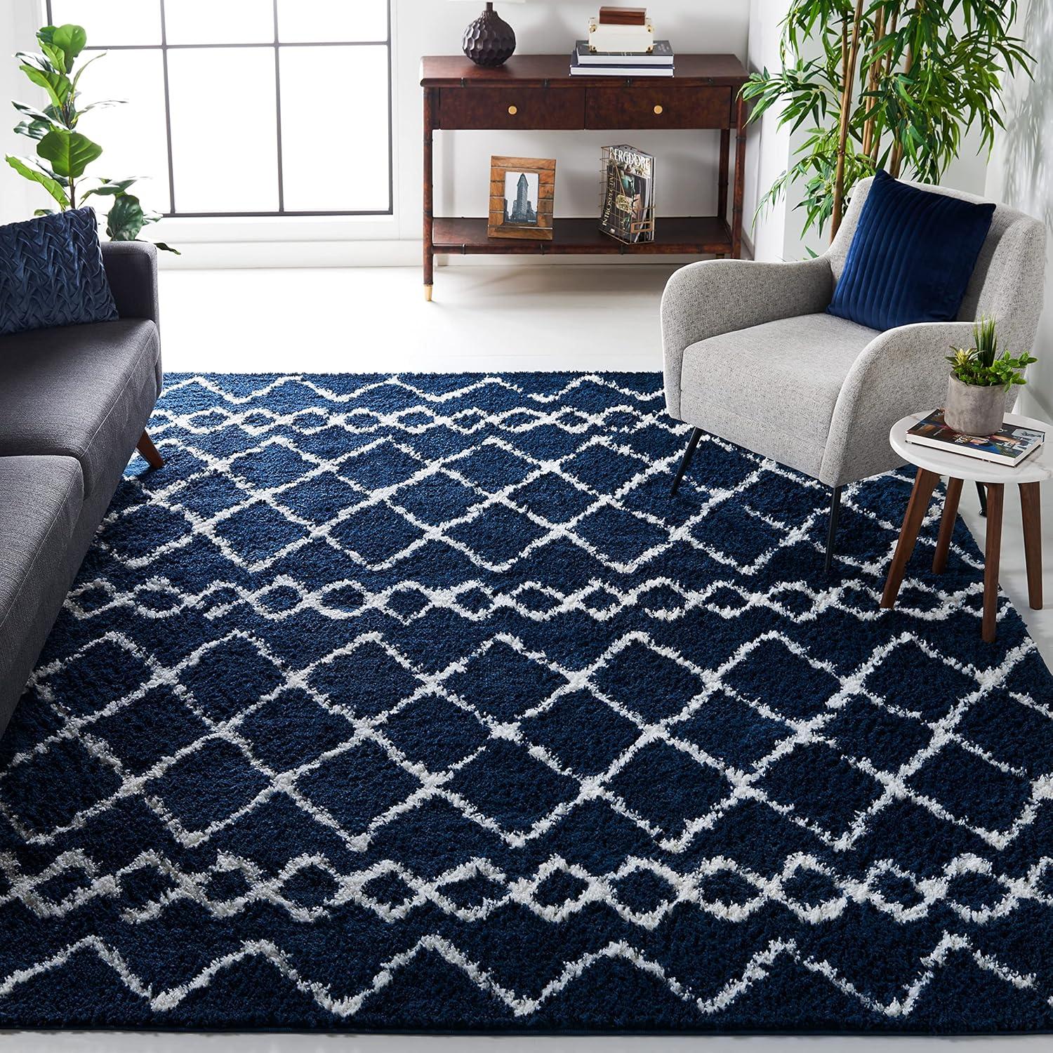 Berber Shag BER165 Power Loomed Area Rug  - Safavieh