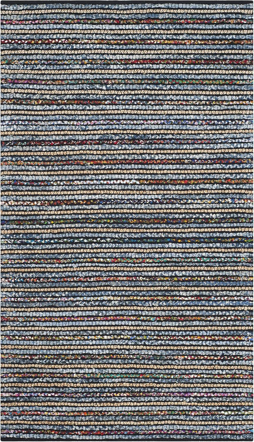 Cape Cod CAP364 Hand Woven Area Rug - Multi/Natural - 5'x8' - Safavieh.