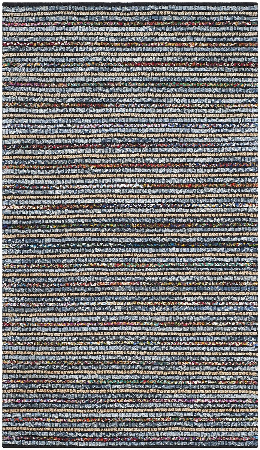 Cape Cod CAP364 Hand Woven Area Rug - Multi/Natural - 5'x8' - Safavieh.