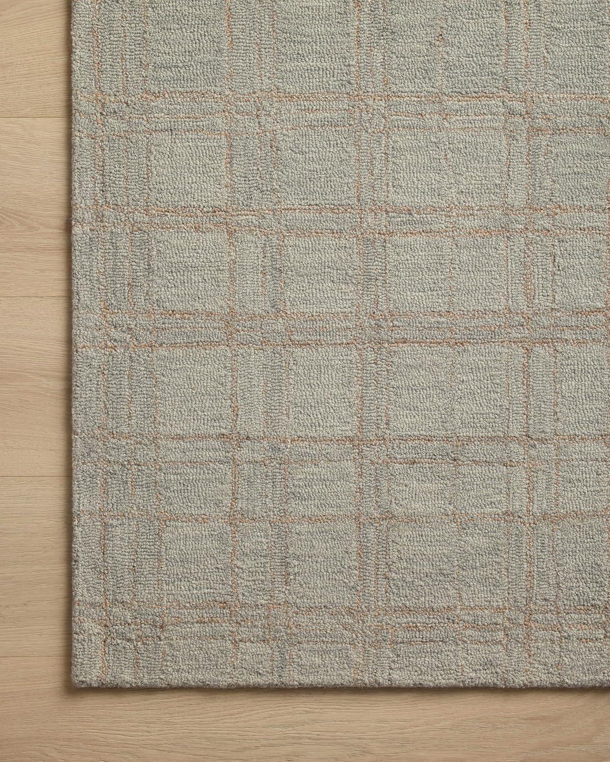 Polly II Hand-Tufted Wool-Blend Rug by Chris Loves Julia x Loloi - Fog and Wheat / 7'9" x 9'9"