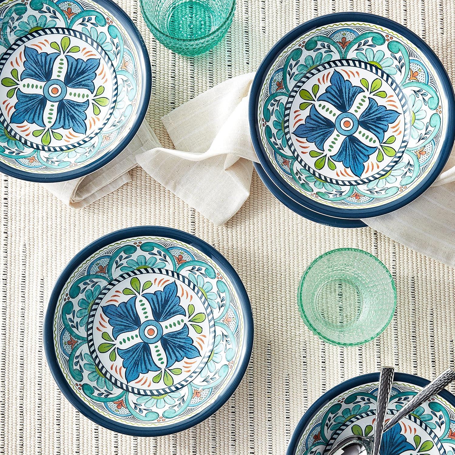 Talavera Heavy Weight Melamine Salad Bowl