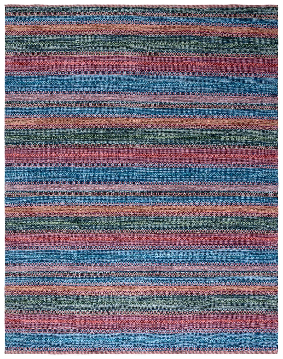 Kilim KLM475 Hand Woven Area Rug - Orange/Green - 8'x10' - Safavieh.
