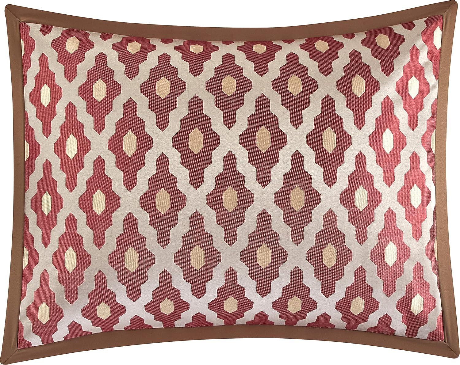 Nanshing America, Inc Sibyl 7 Piece Jacquard Comforter Set