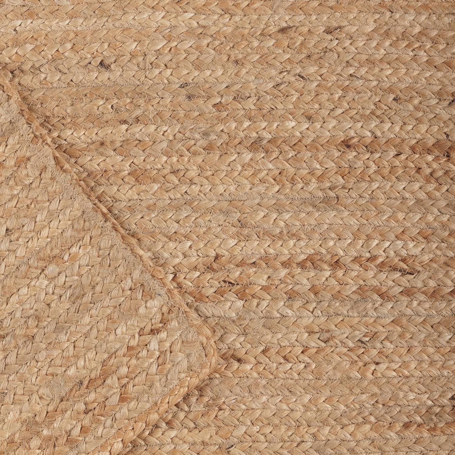 Natural Fiber NF801 Hand Woven Indoor Area Rug - Natural/Natural - 3' Round - Safavieh