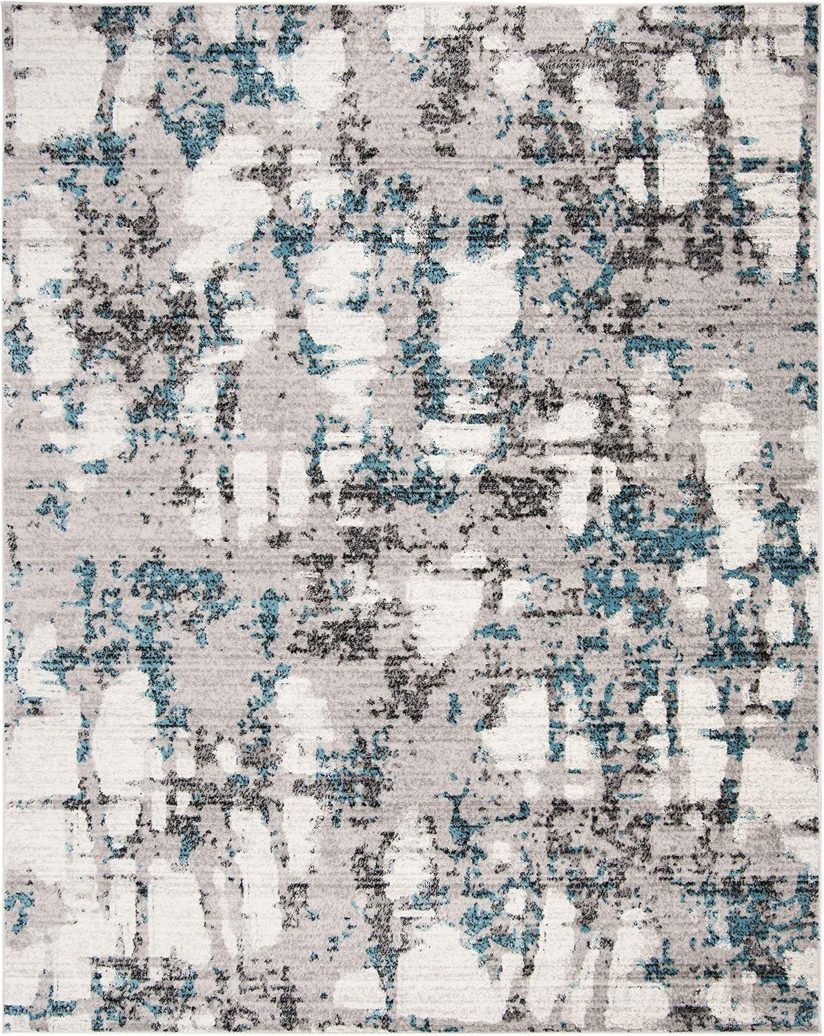 SAFAVIEH Skyler Collection SKY193B Grey / Blue Rug