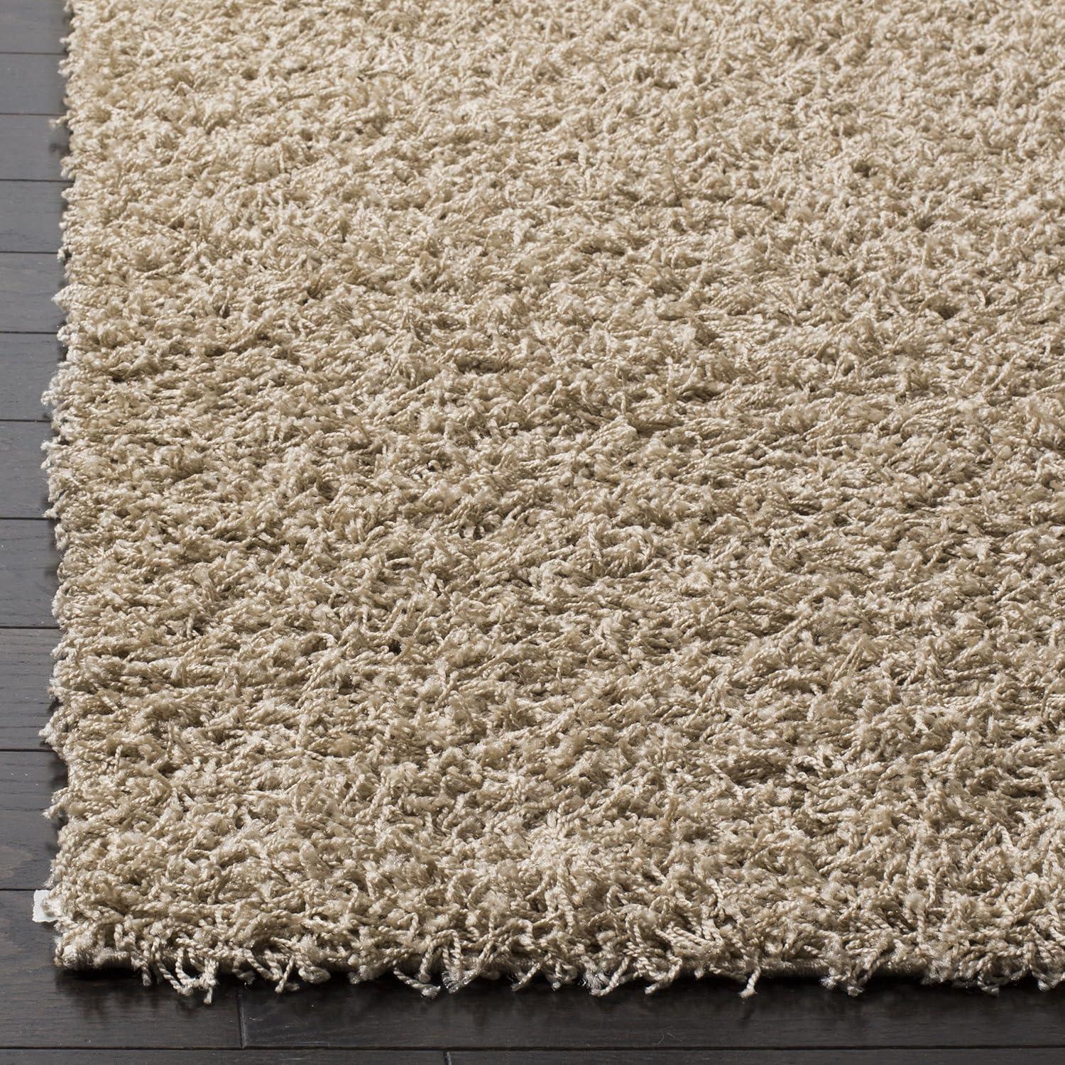 Gracie Oaks Atwell Sga-Athens Shag Performance Solid Color Rug