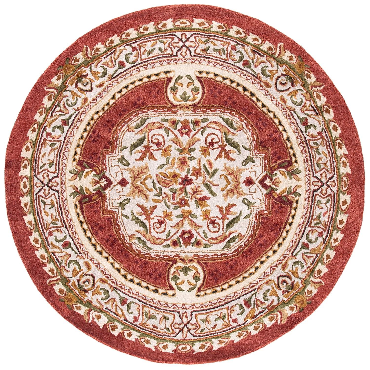 SAFAVIEH Classic Flanagan Oriental Wool Area Rug, Burgundy, 2' x 3'
