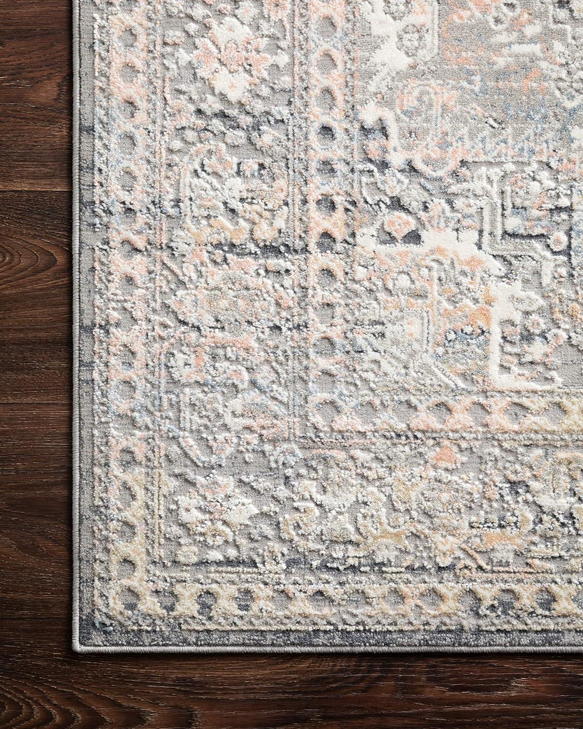 Loloi II Lucia Oriental Grey / Sunset Area Rug