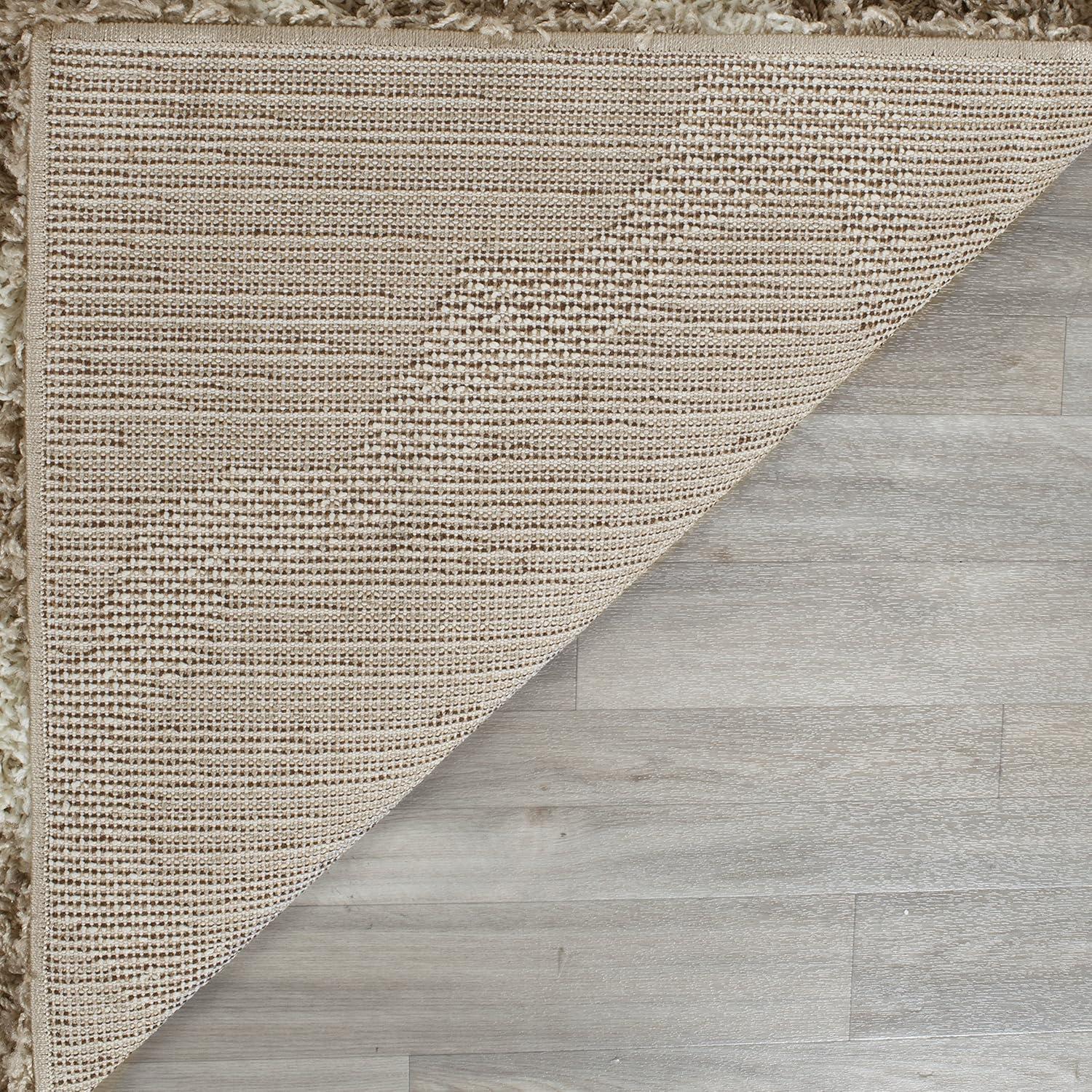 Dallas Shag SGD257 Power Loomed Indoor Area Rug - Beige/Ivory - 6'x9' - Safavieh.