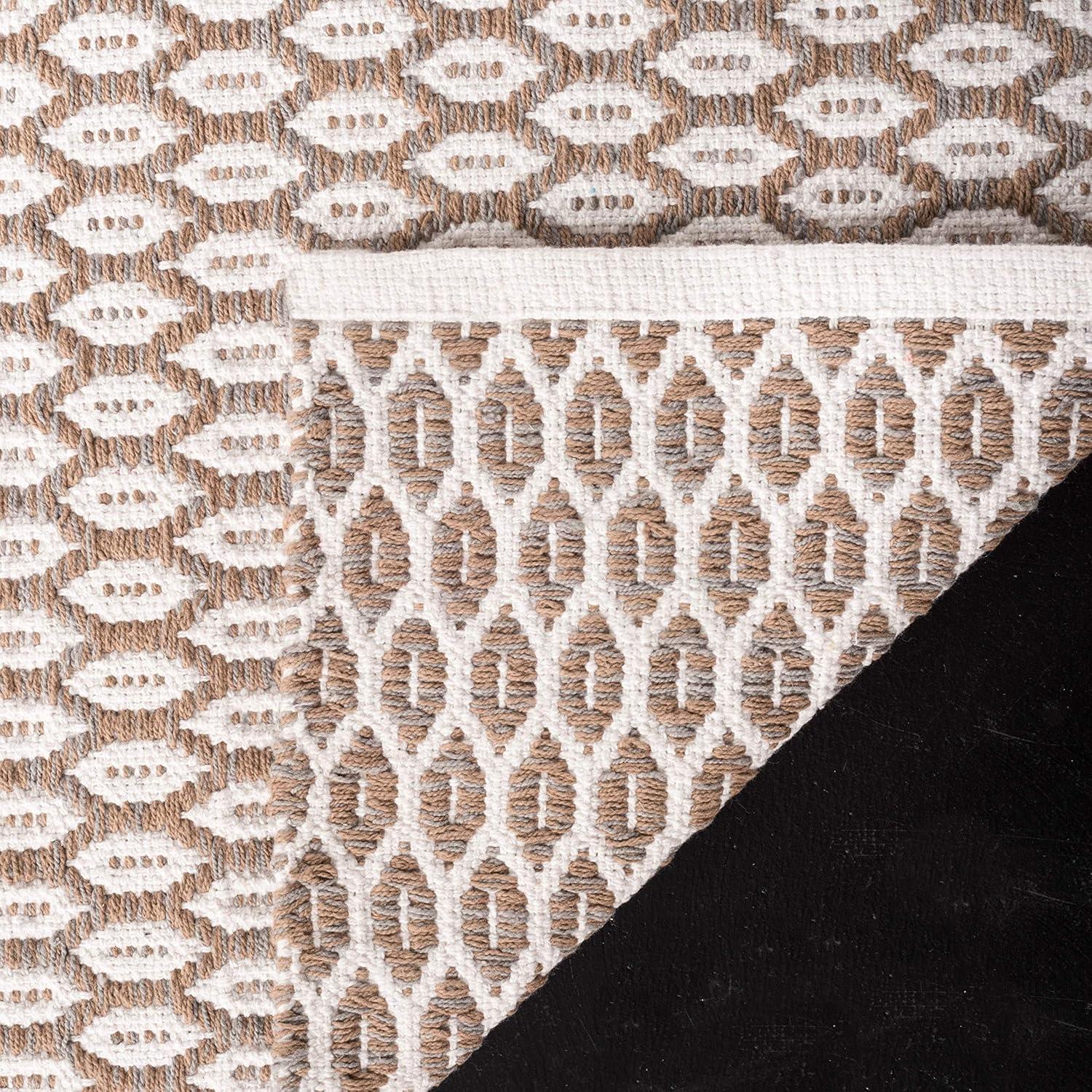 Montauk MTK608 Hand Woven Indoor Area Rug - Beige/Ivory - 5'x8' - Safavieh