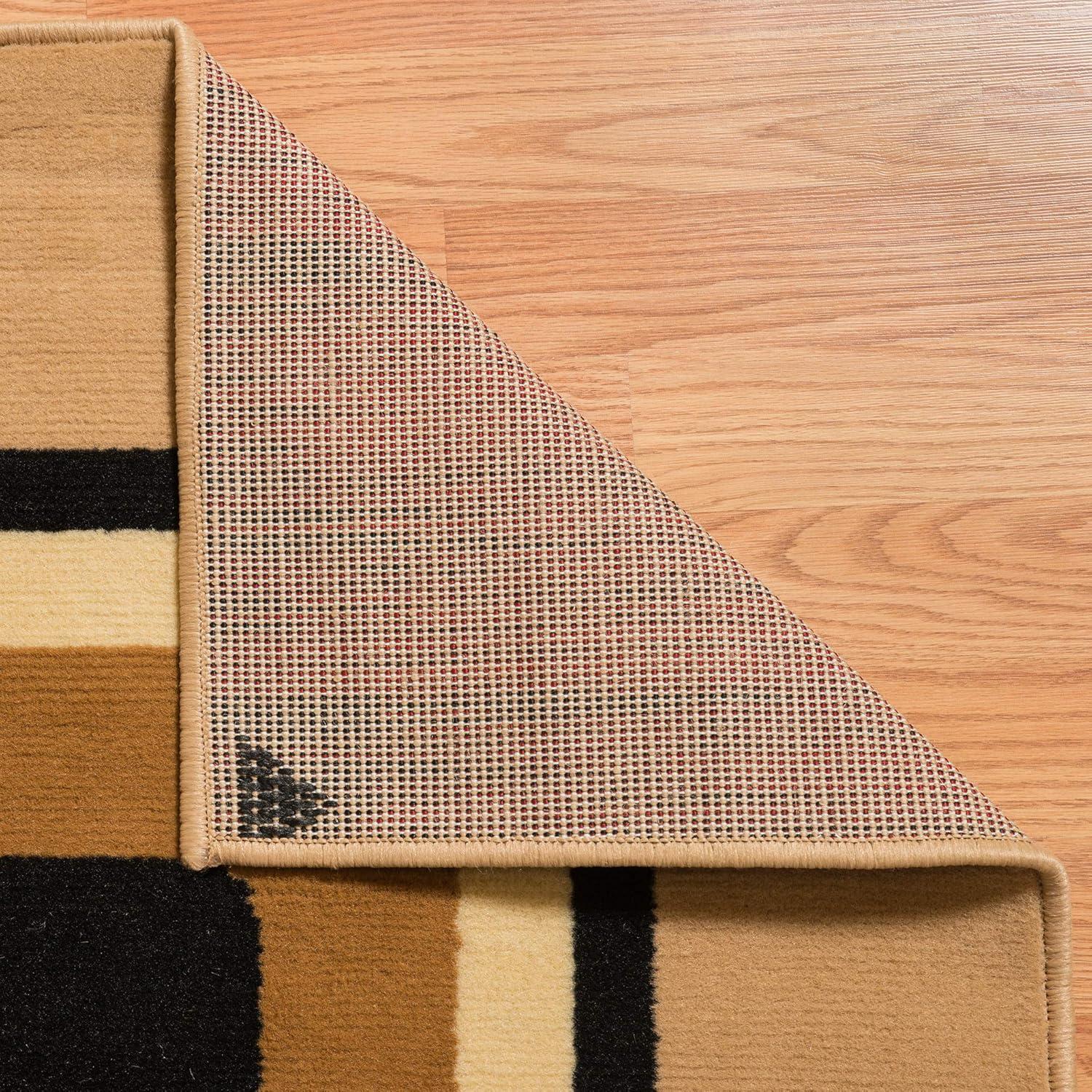 United Weavers Plaza Florence Accent Rug, Geometric Pattern, Brown, 1'11" X 3'3"