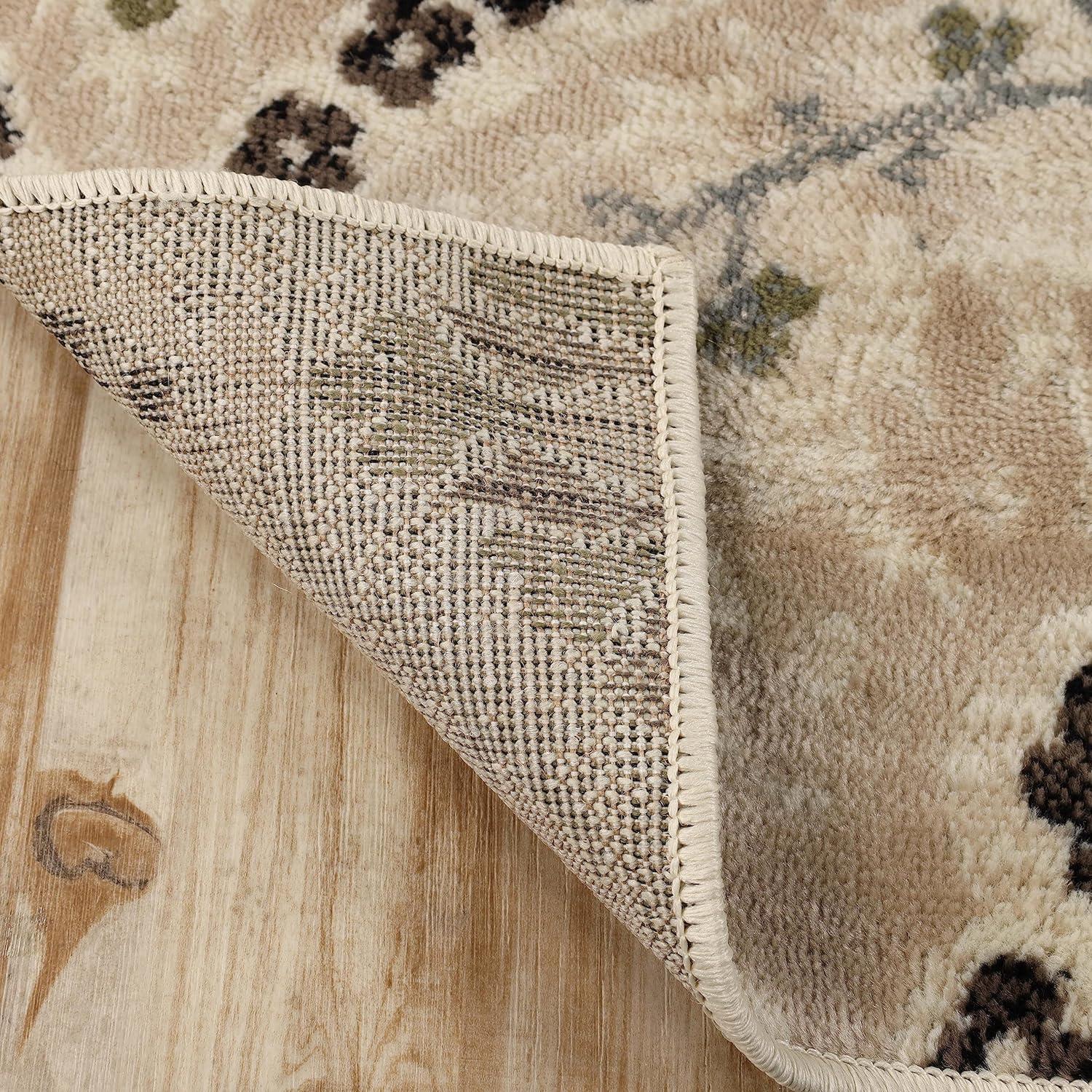 Superior Augusta Oriental Indoor Area Runner, 2' x 11', Beige-Brown