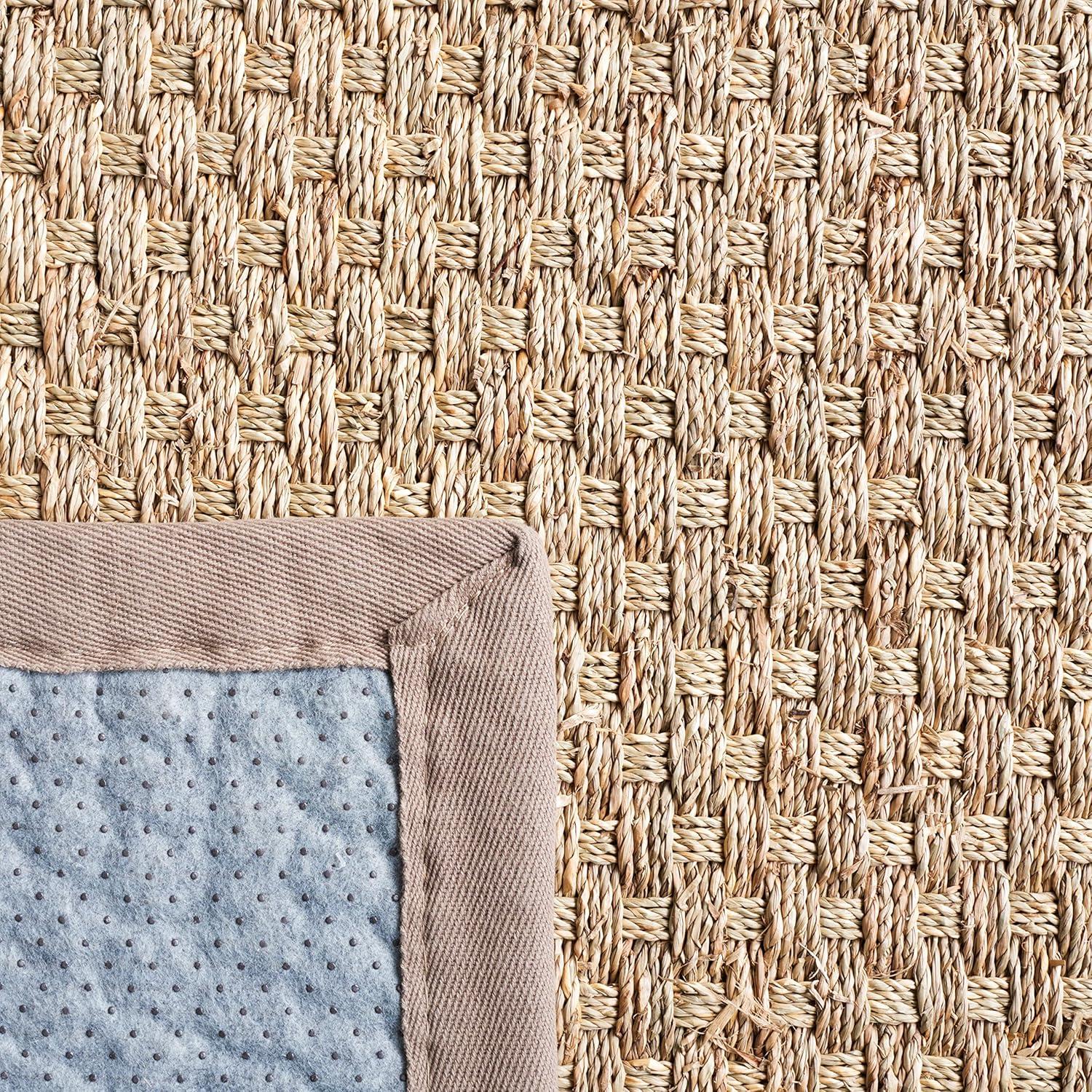 Natural Fiber NF114 Power Loomed Indoor Runner Rug - Natural/Grey - 2'6"x6' - Safavieh.