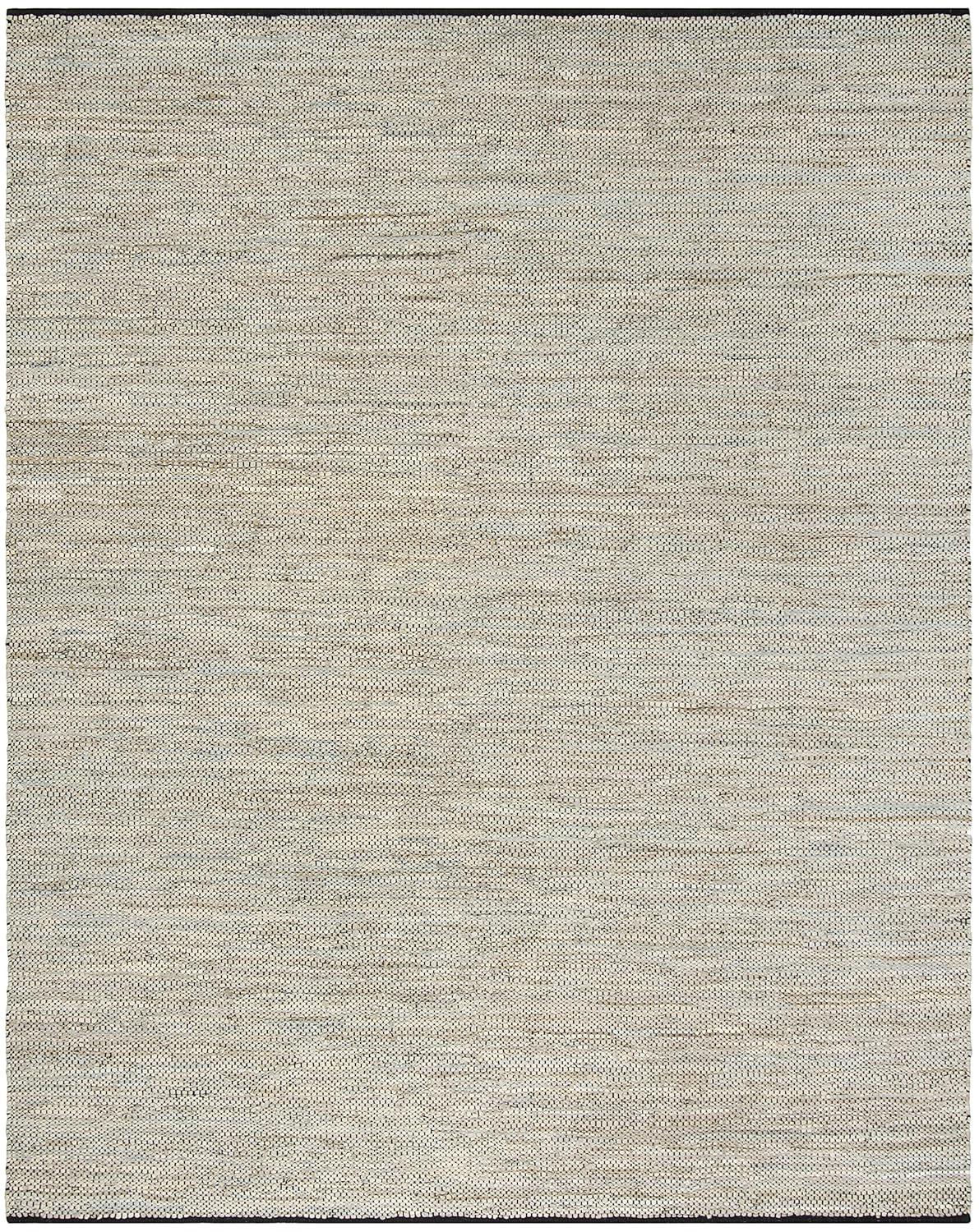 Vintage Leather VTL104 Hand Woven Indoor Area Rug - Beige - 8'x10' - Safavieh