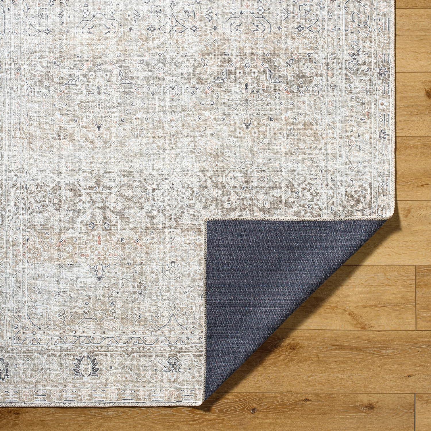 Our PNW Home x Livabliss Our PNW Home x Livabliss Machine Washable Oriental Boho Brown Area Rug