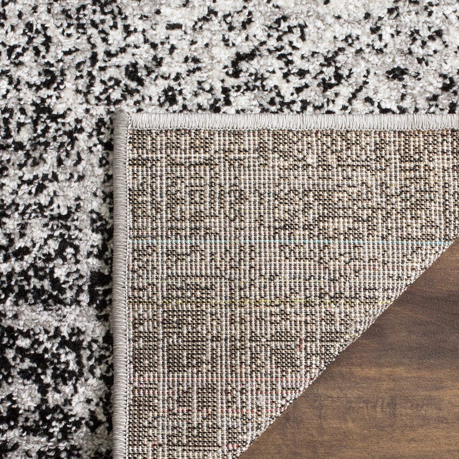 Adirondack ADR116 Machine Made Indoor Accent Rug - Silver/Black - 3'x5' - Safavieh